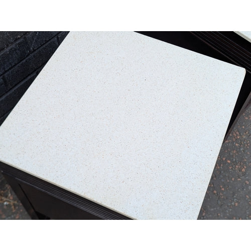Pair of marble top end tables