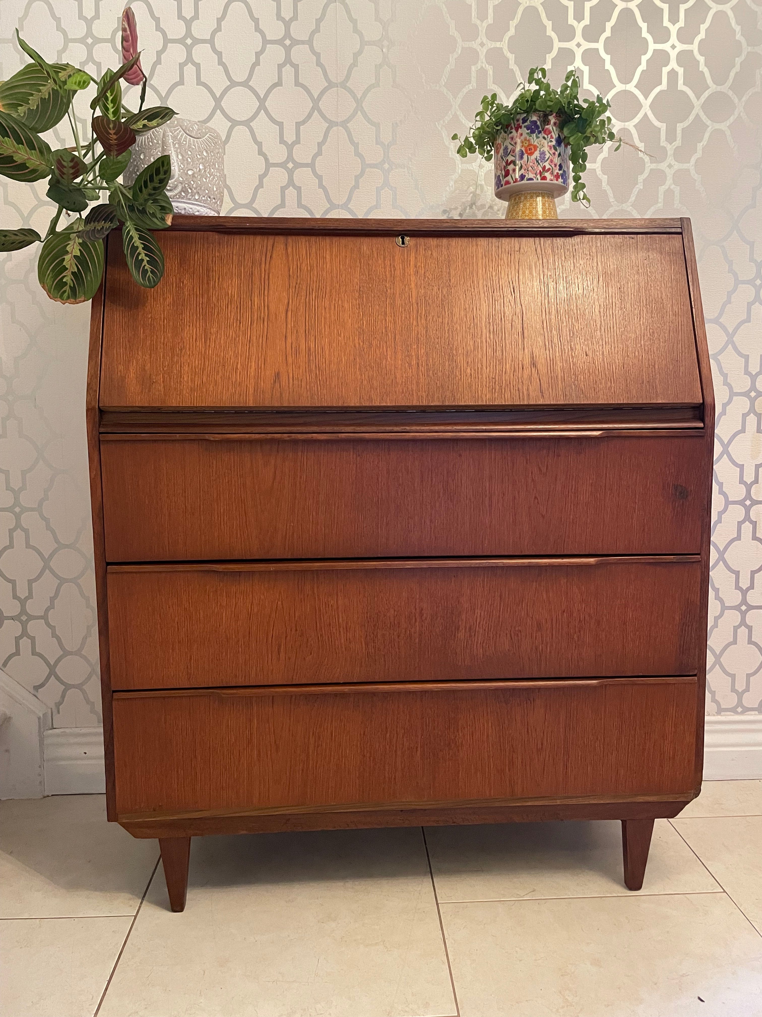 1960's Teak Bureau by SF Quinn