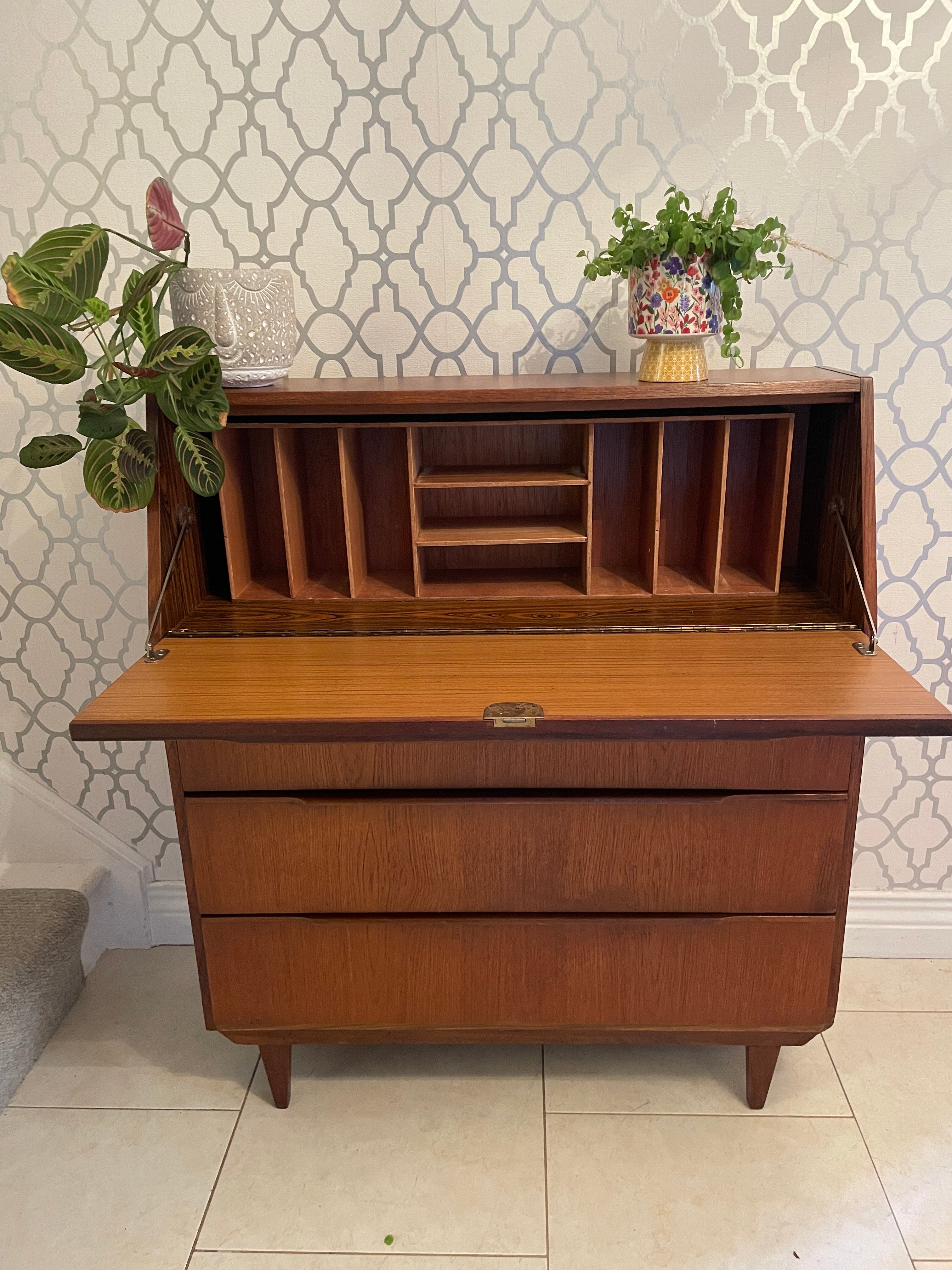 1960's Teak Bureau by SF Quinn