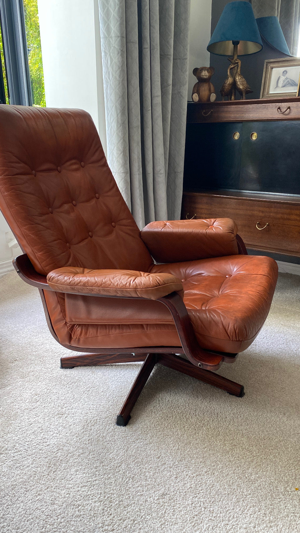 Gote Mobler leather chair