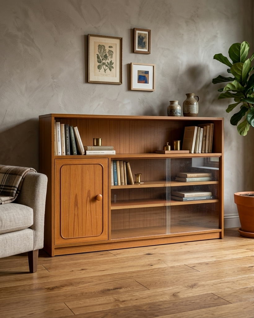 1960's mid century bookcase