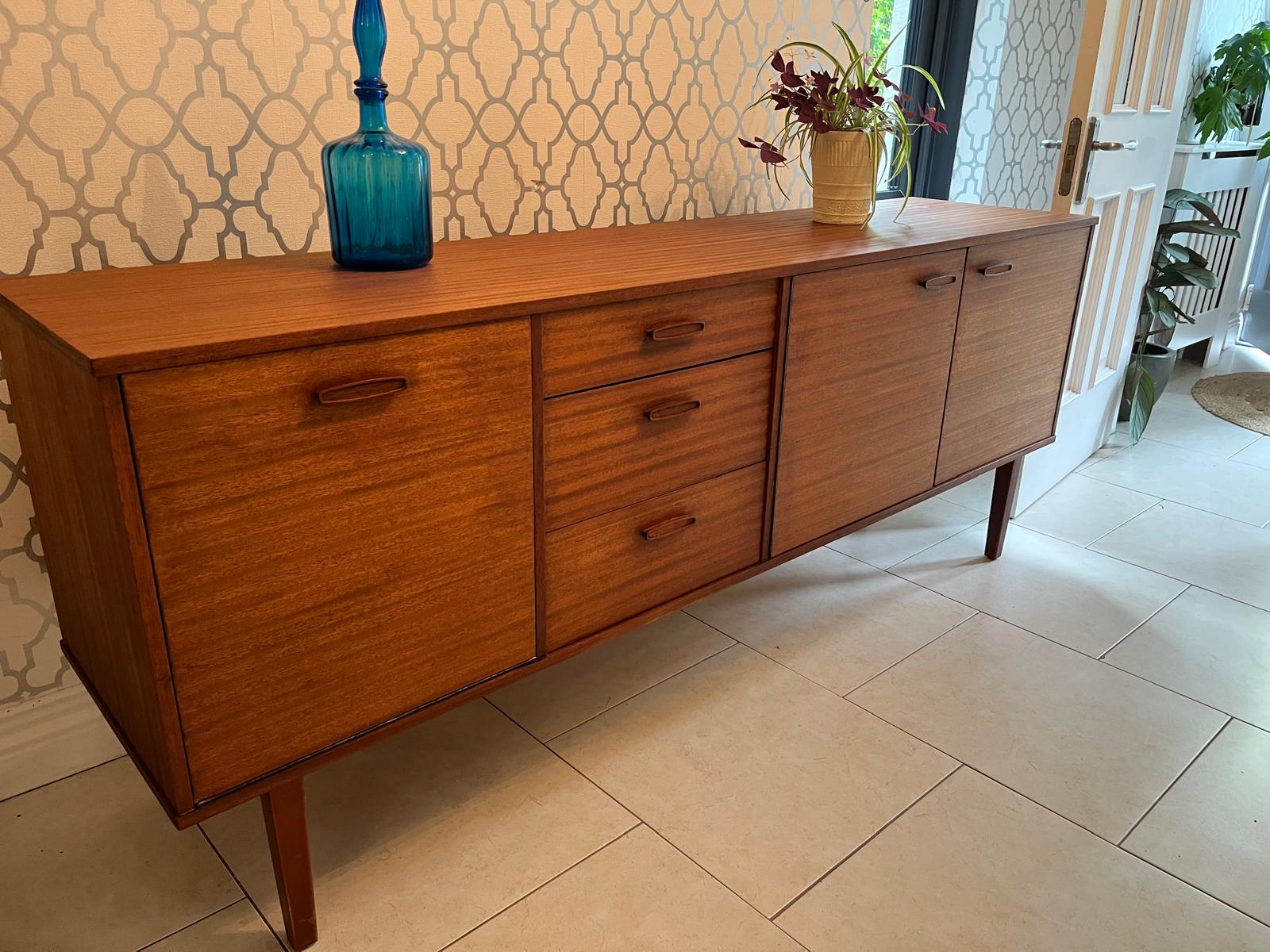 Restored Mid Century Teak Sideboard by Avalon