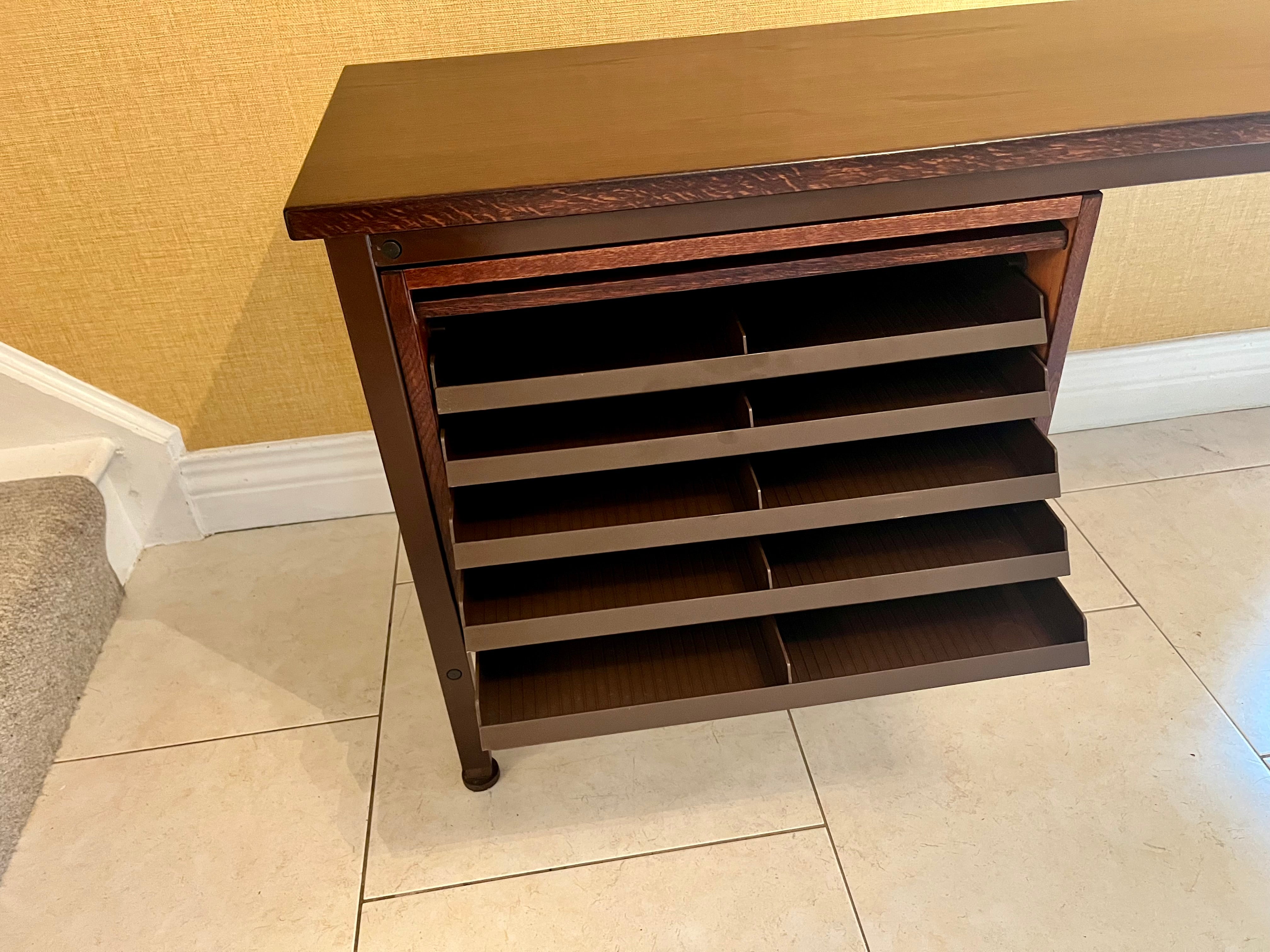 Rare rosewood grain bondo gravesen Vintage writing desk with adjustable height by Grace & Joy Furniture