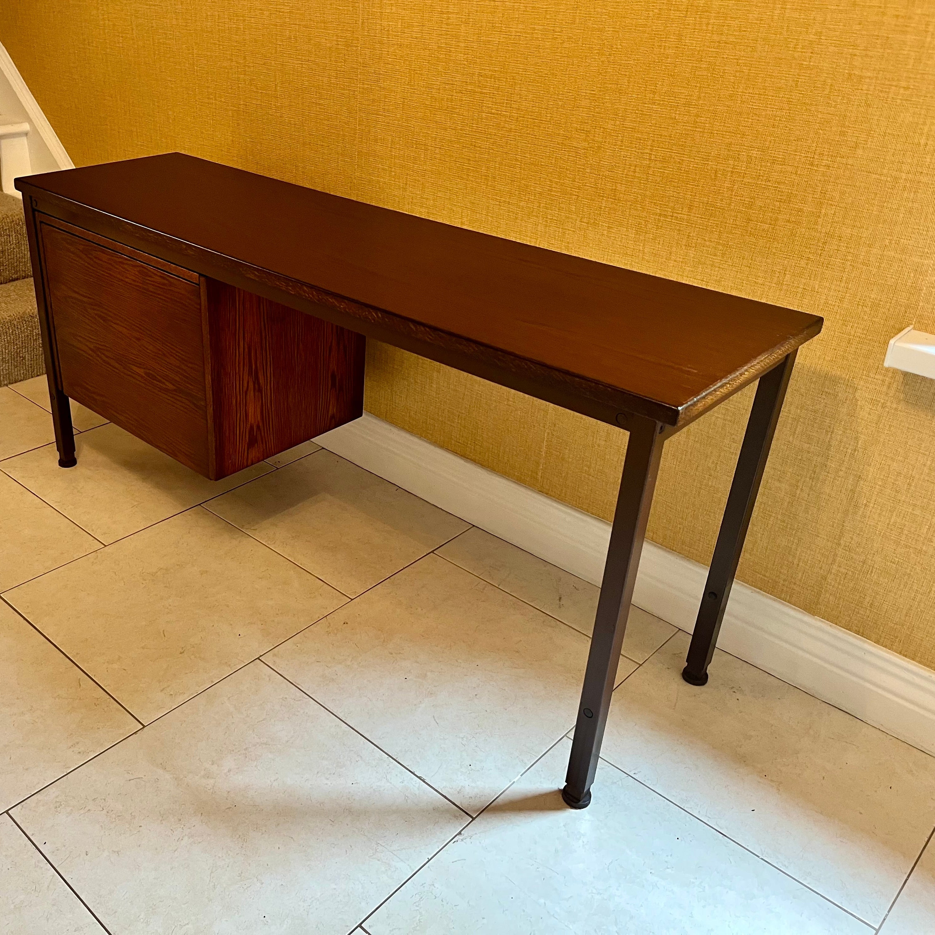 Rare rosewood grain bondo gravesen Vintage writing desk with adjustable height by Grace & Joy Furniture