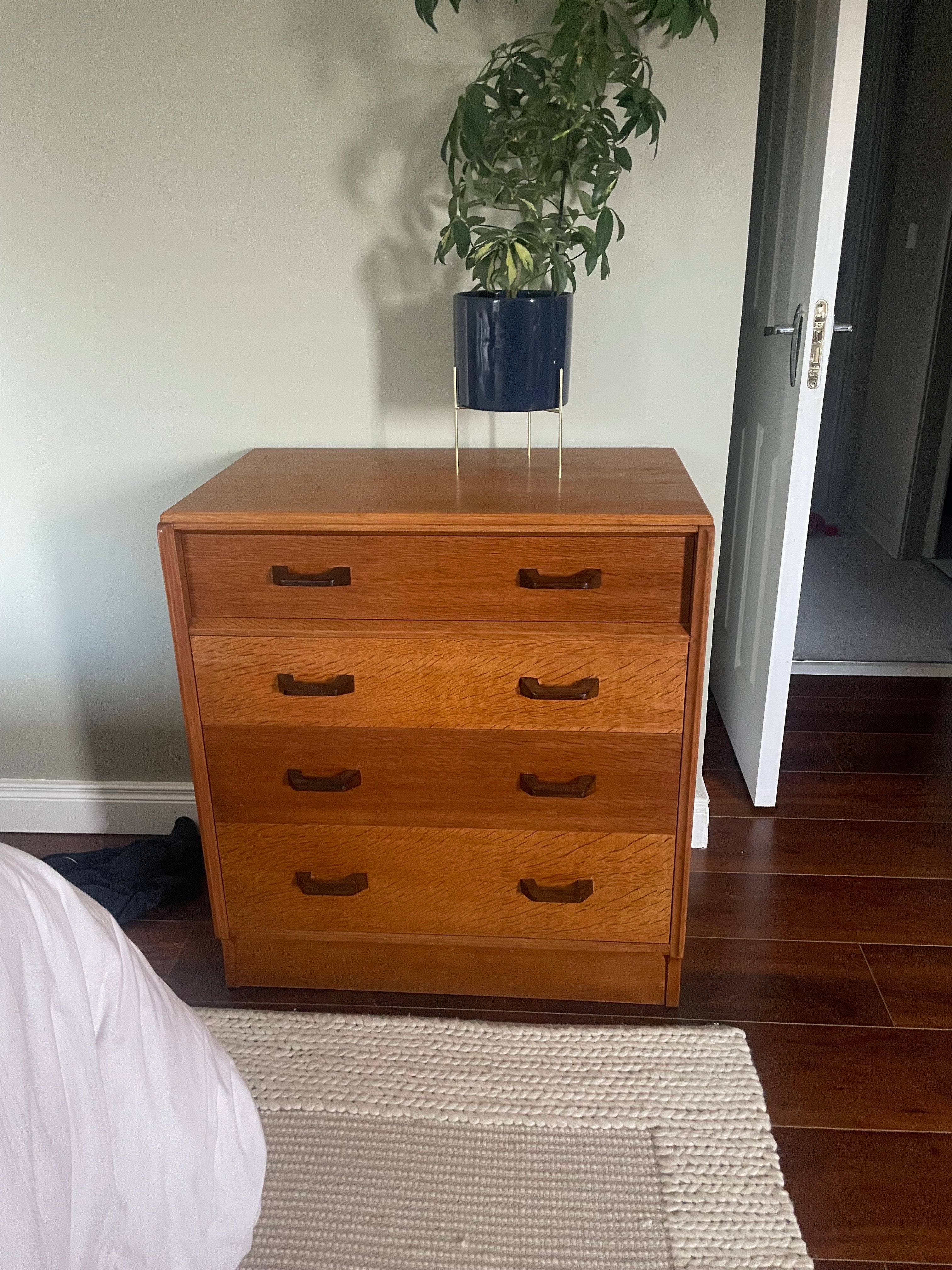 Set of 2 - G Plan chest of drawers