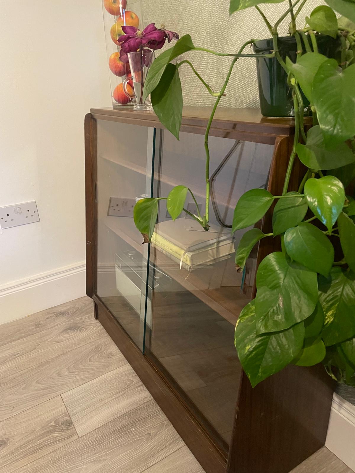 G Plan mid century bookcase with glass - Grace and Joy Furniture