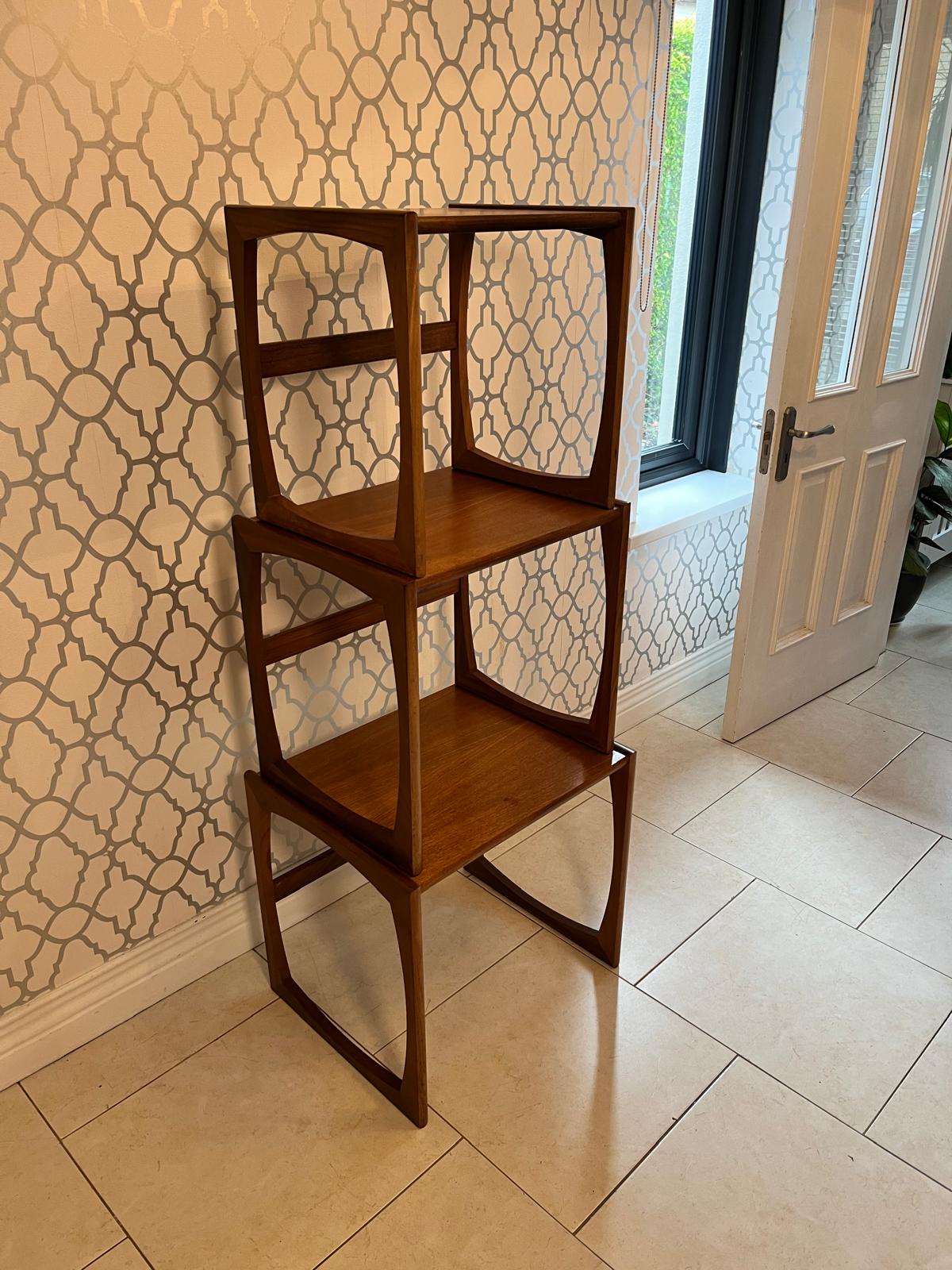 G Plan Quadrille Teak nest of tables