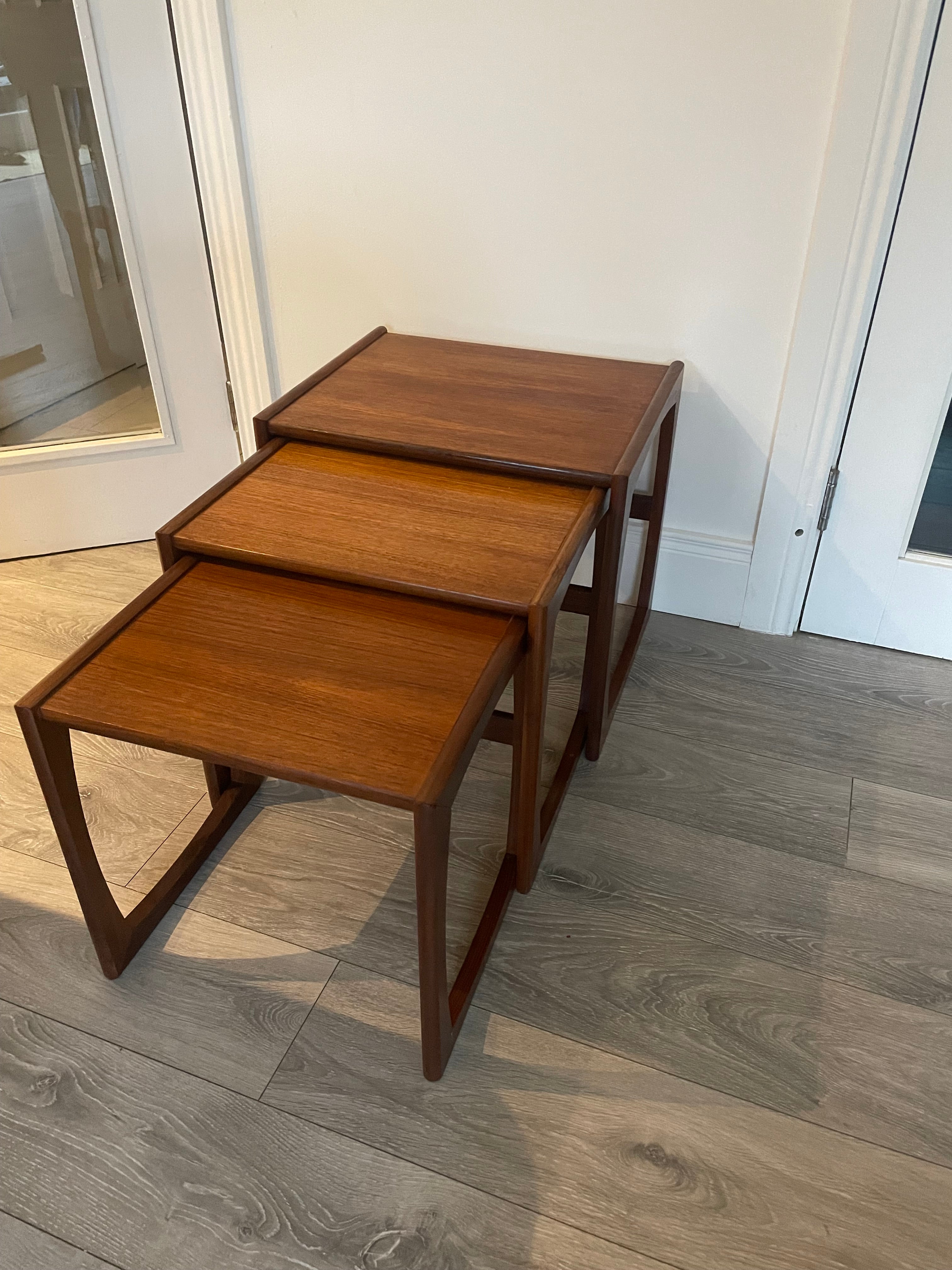 Mid-century G Plan Quadrille nest of tables