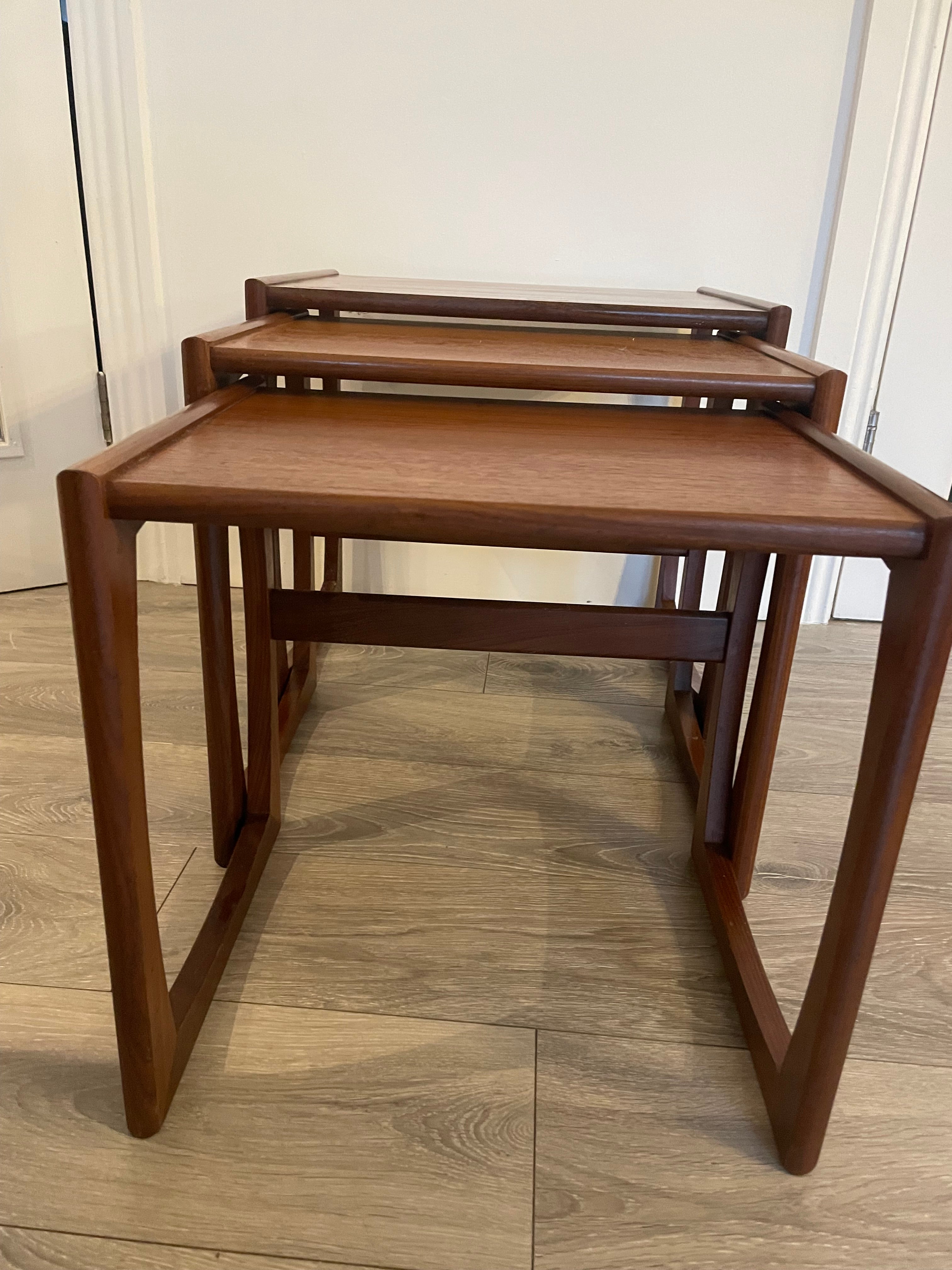 Mid-century G Plan Quadrille nest of tables