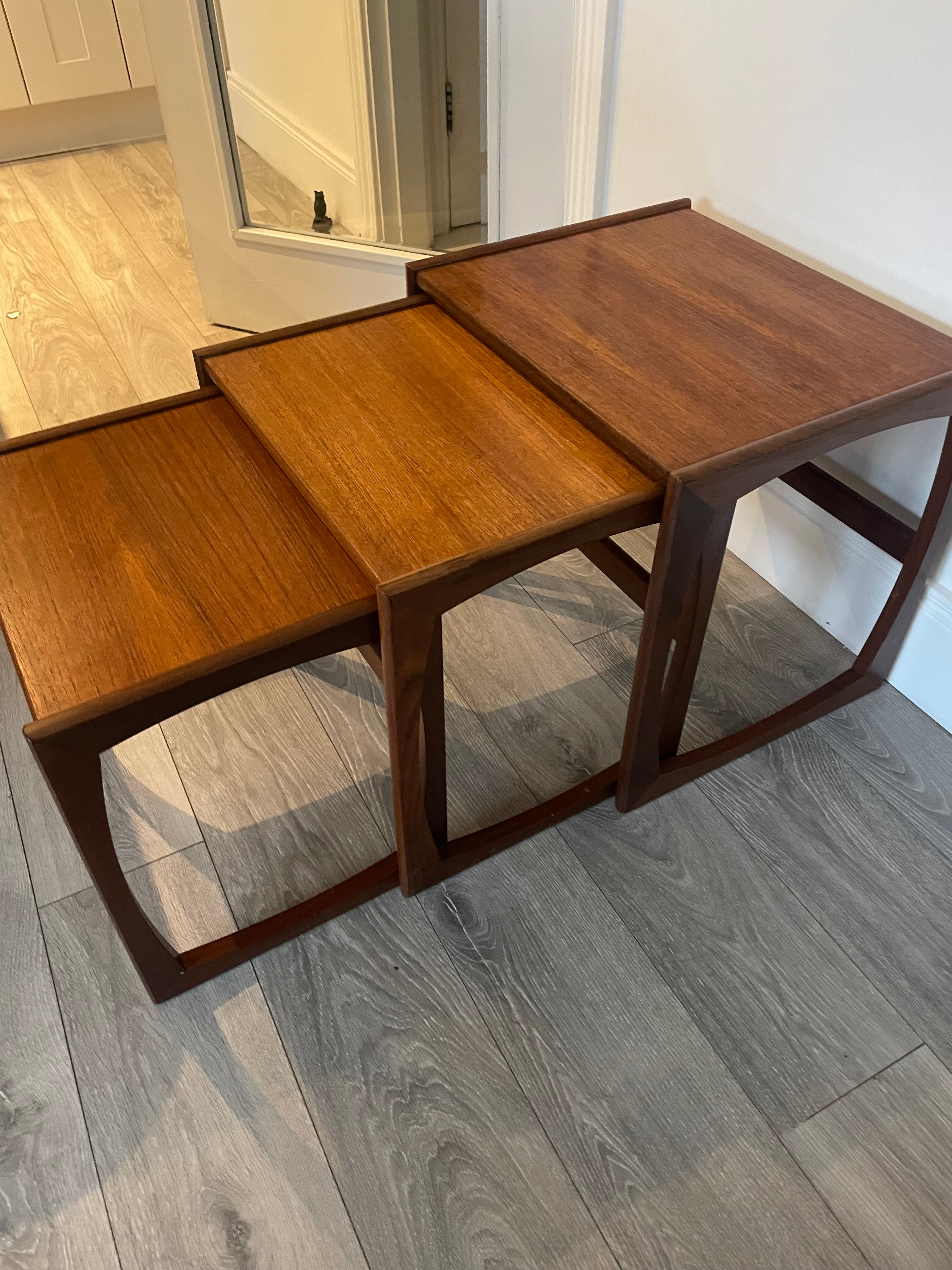 Mid-century G Plan Quadrille nest of tables