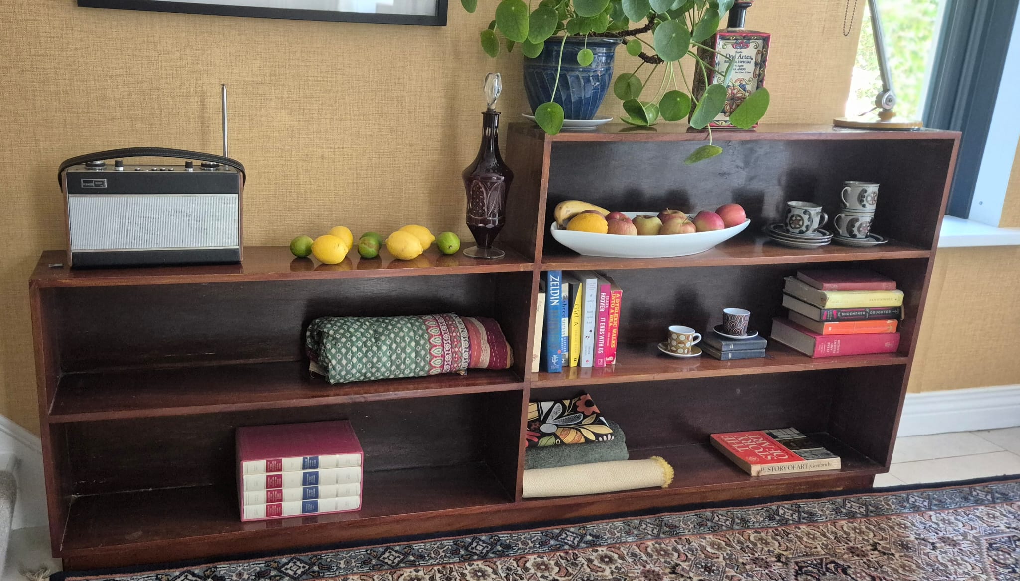 Large mahogany bookcase by Grace & Joy Furniture