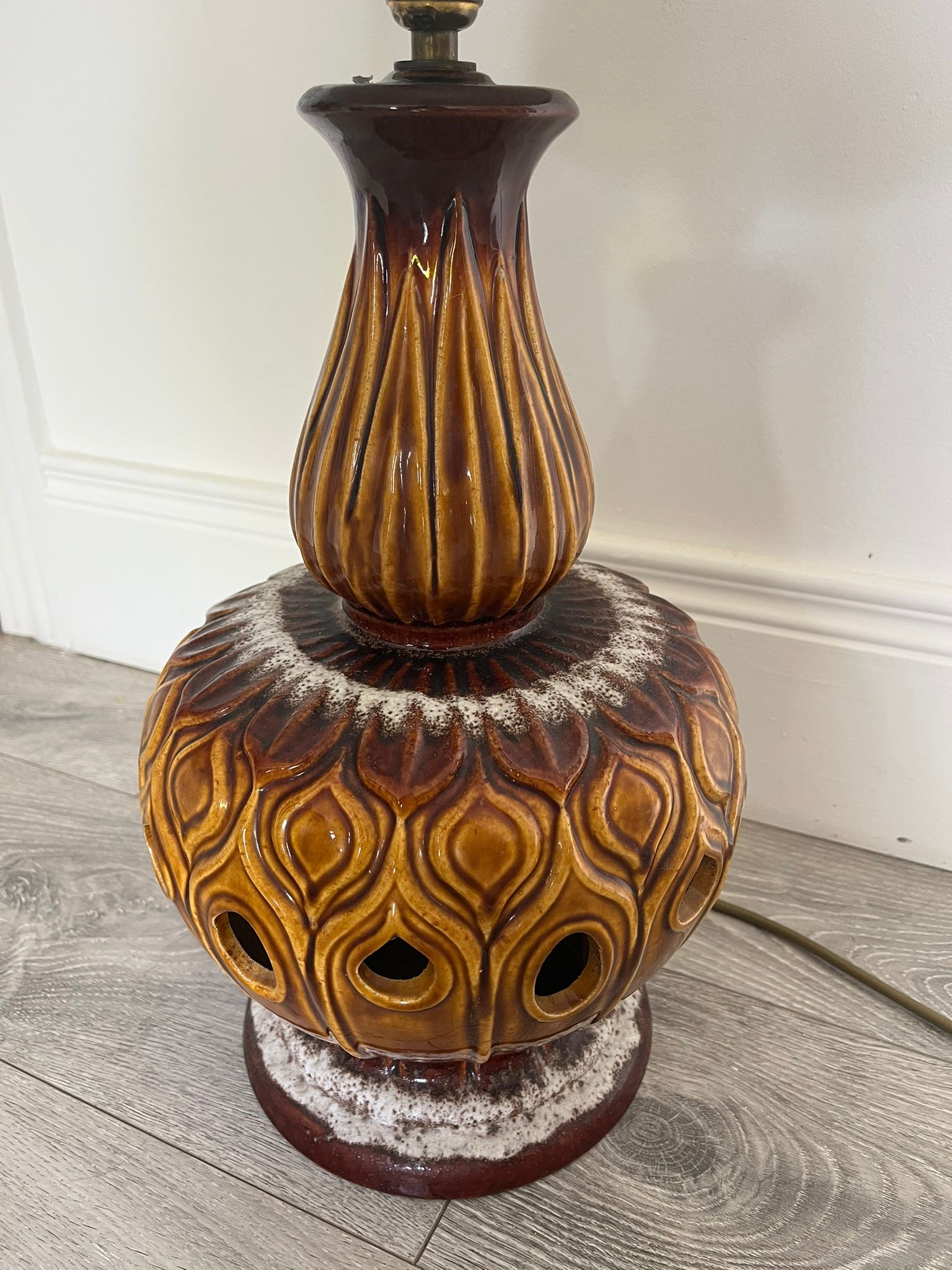 large West German Table lamp by Grace & Joy Furniture