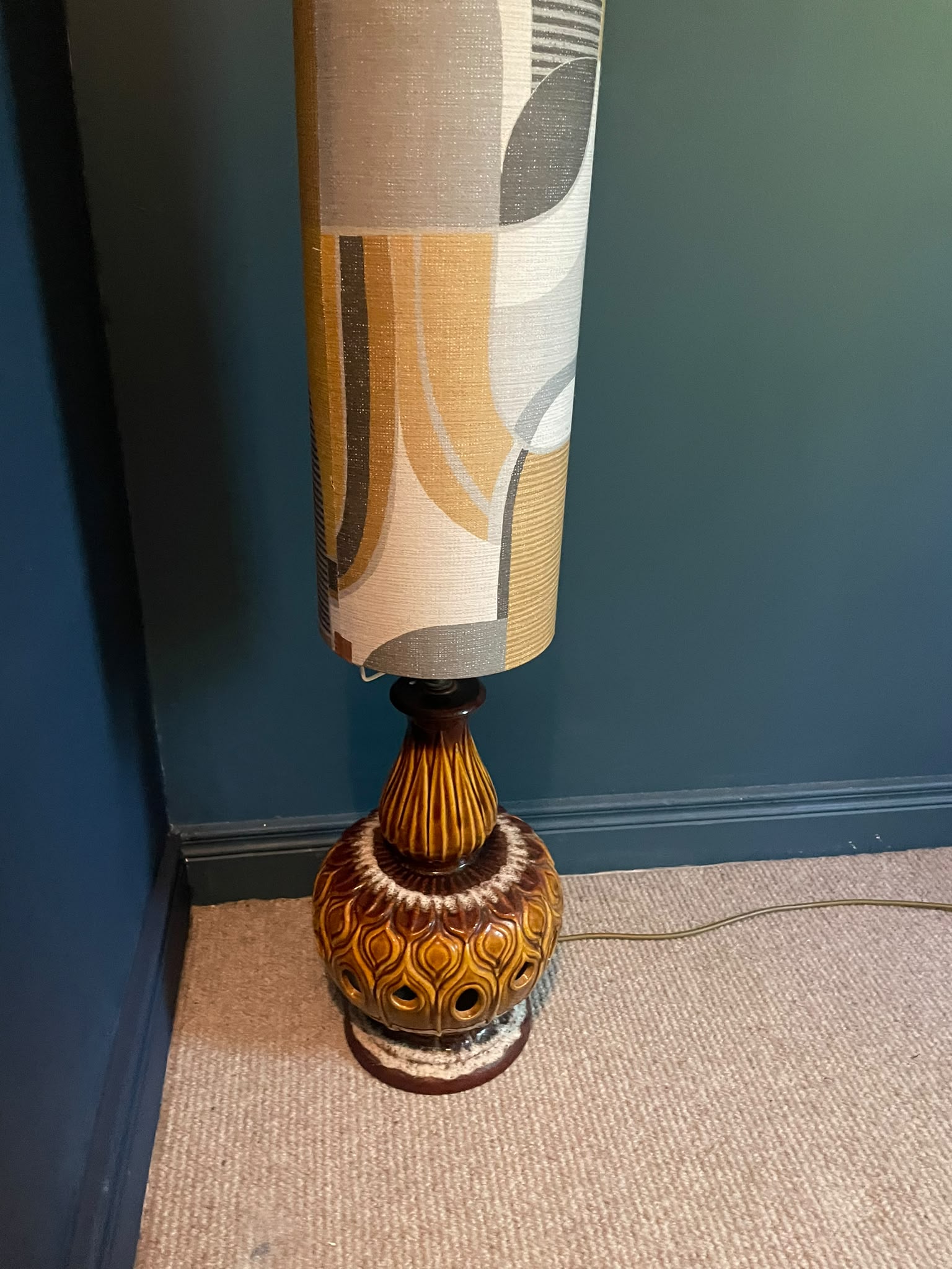 large West German Table lamp by Grace & Joy Furniture