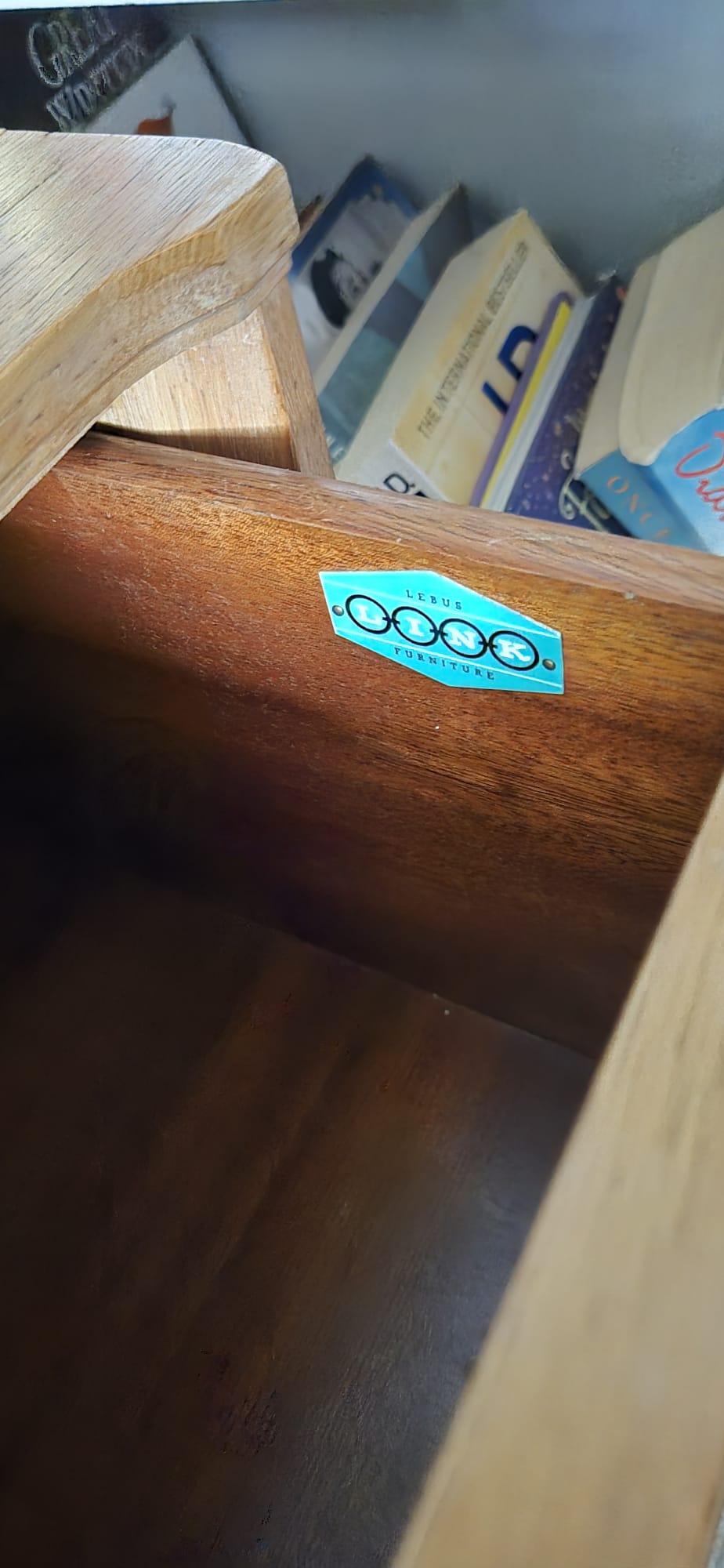 Lebus oak desk from the 1960's