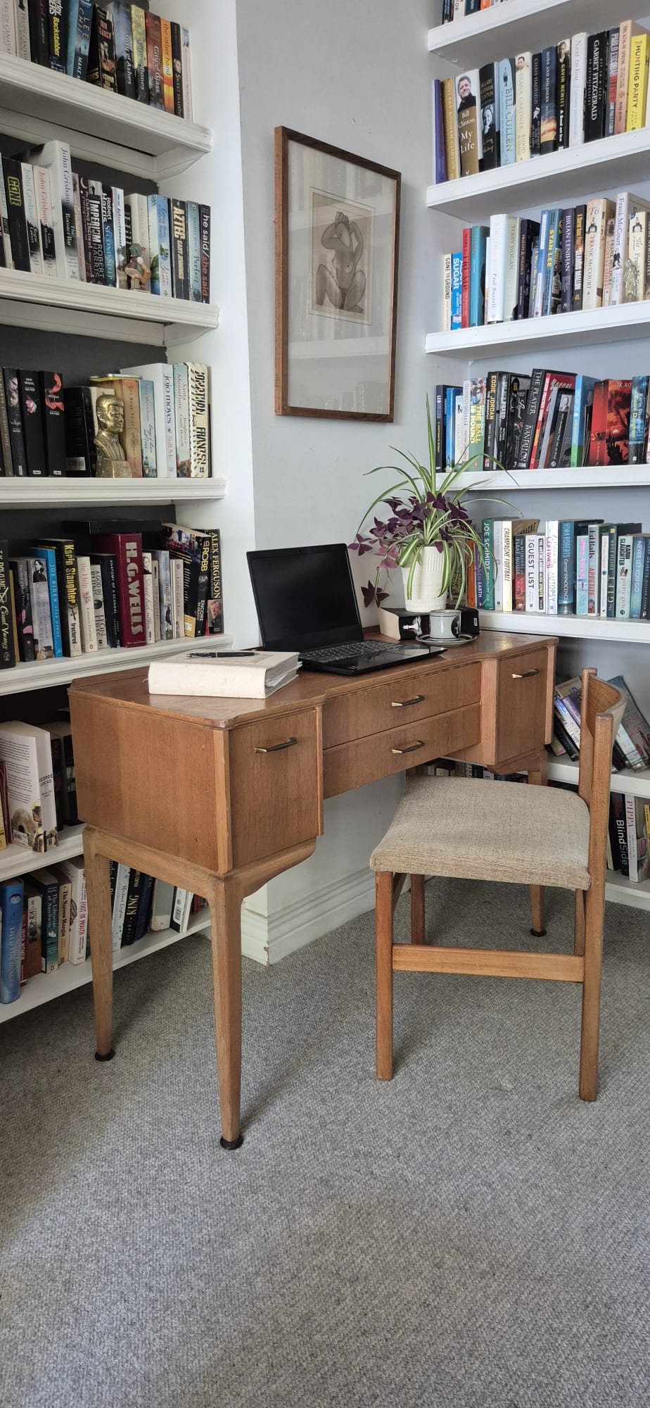Lebus oak desk from the 1960's