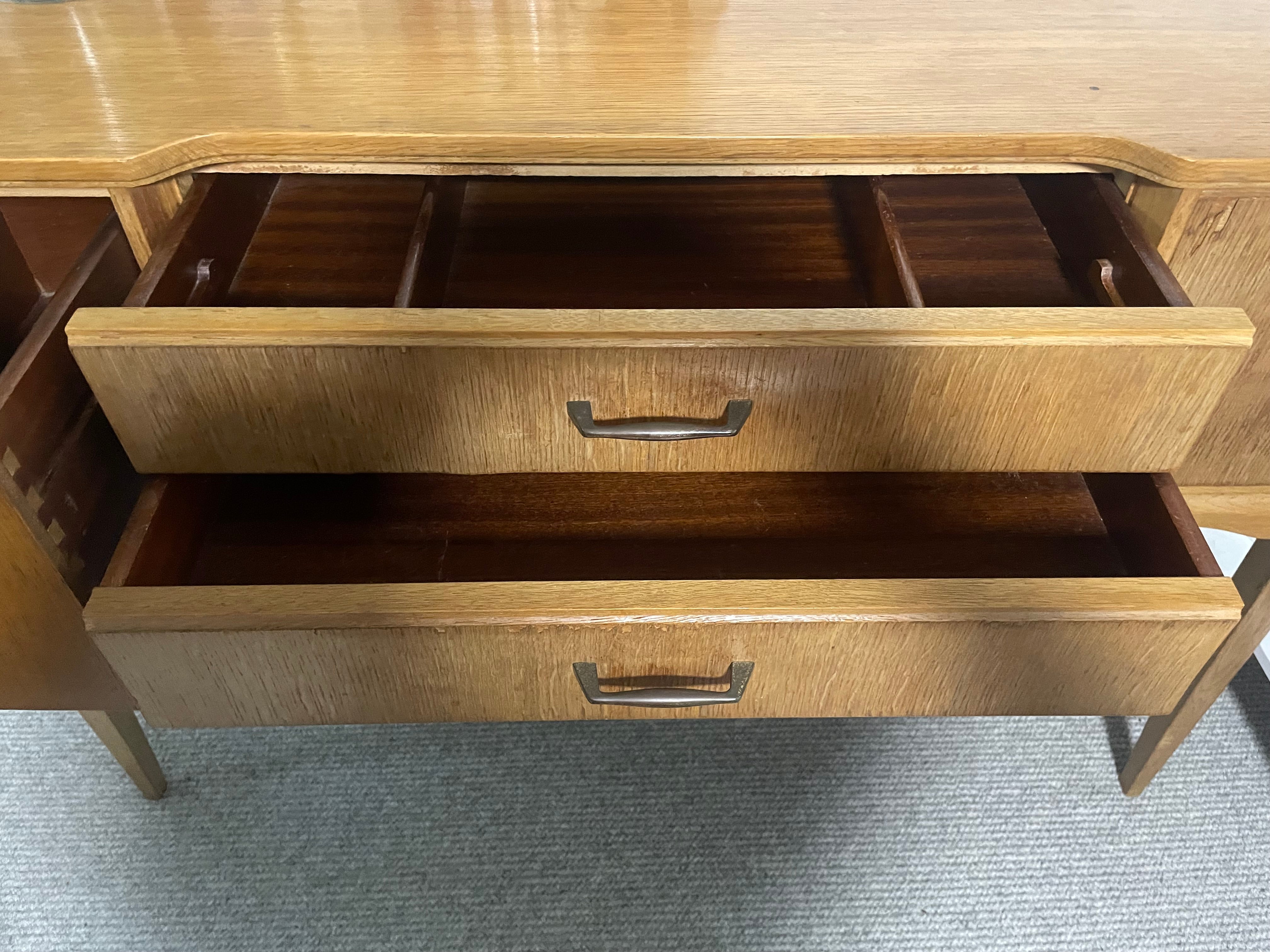 Mid Century Oak link table