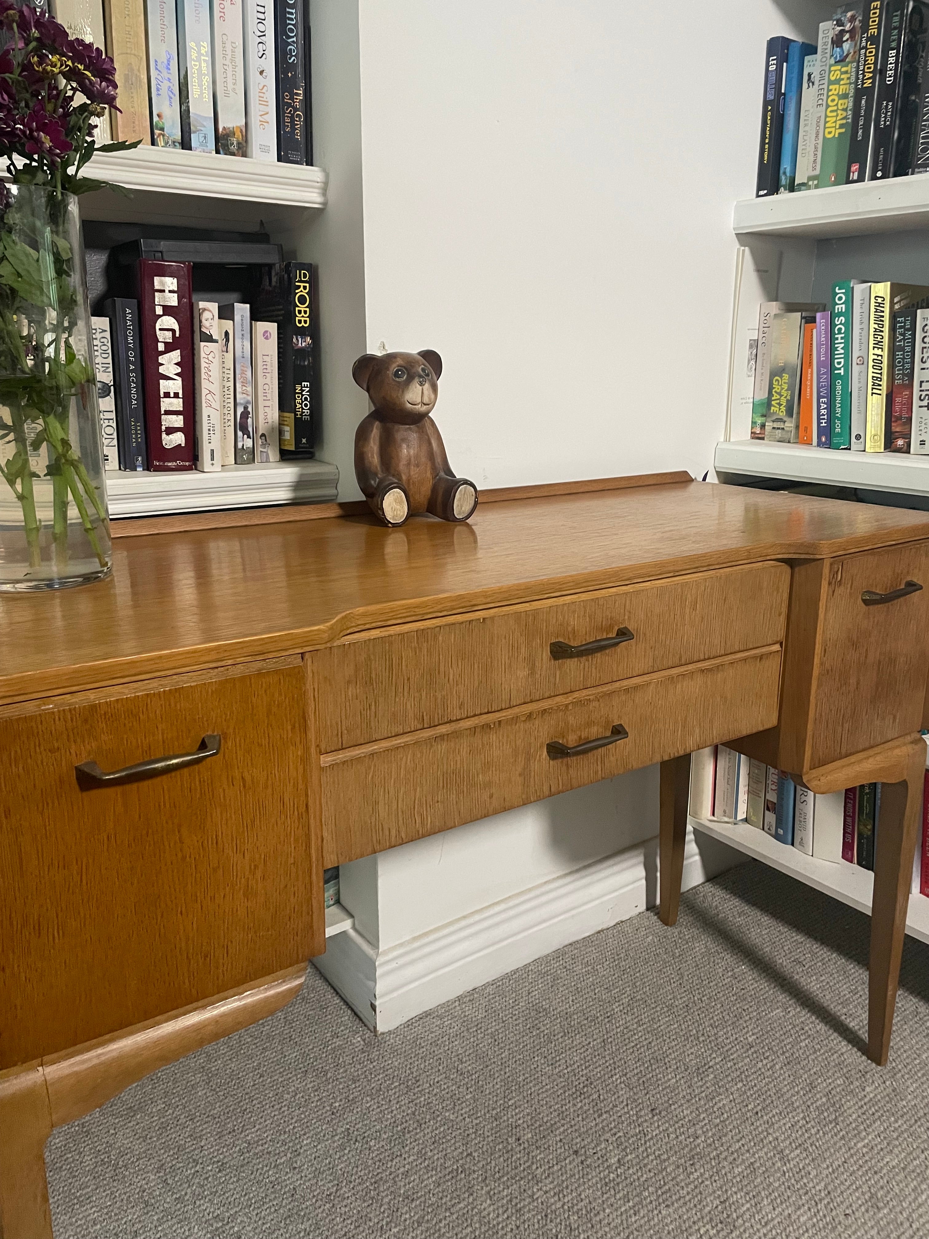 Mid Century Oak link table