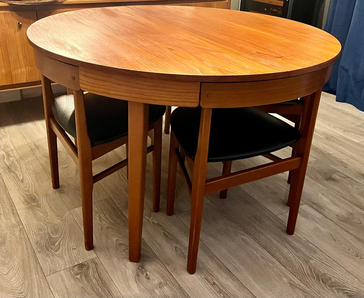 Restored Dining Table & 4 chairs by McIntosh