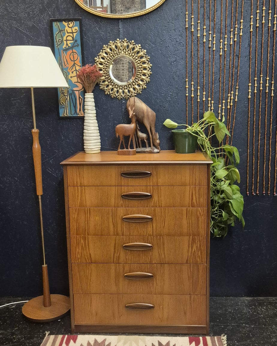 Teak Chest of Drawers by Homeworthy