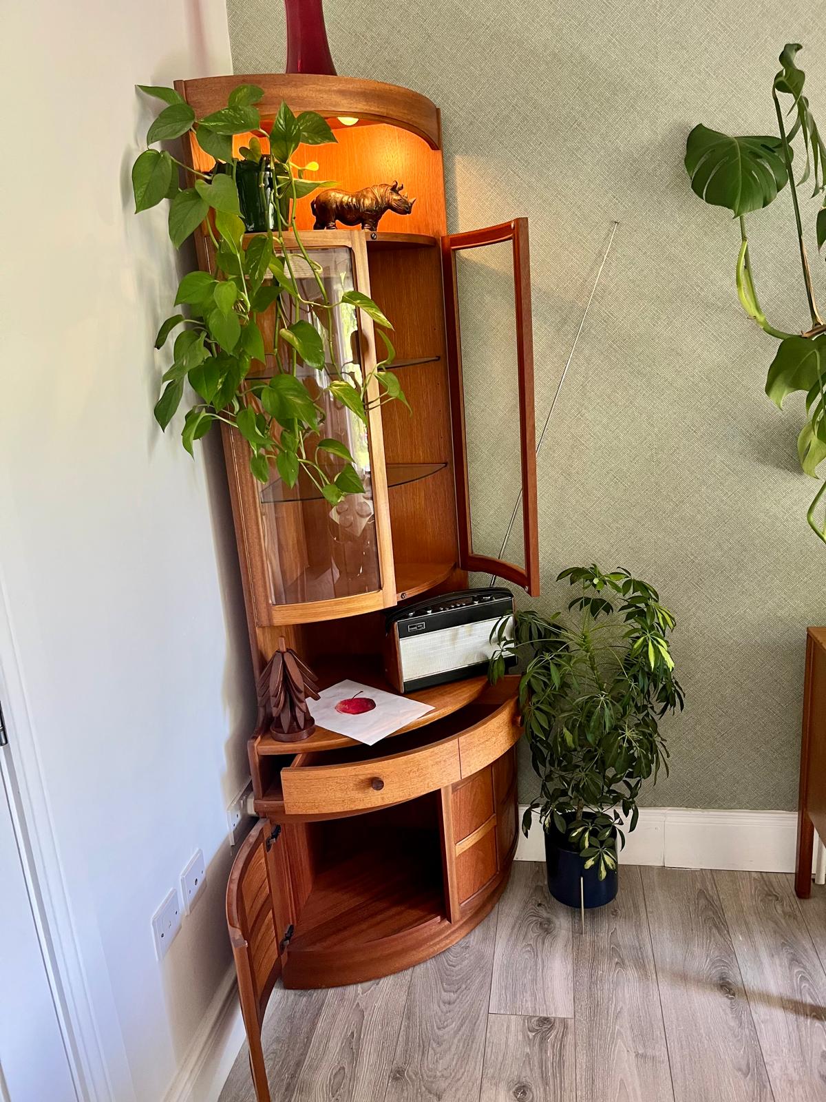 Mid Century Nathan Corner Unit by Grace & Joy Furniture