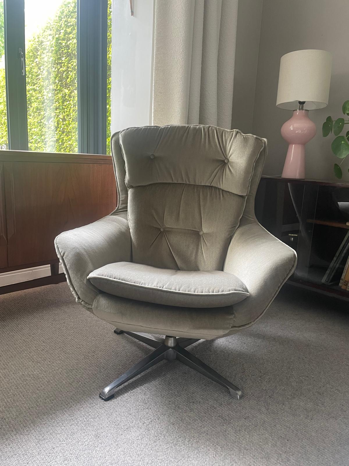 mid century egg chair - Grace and Joy