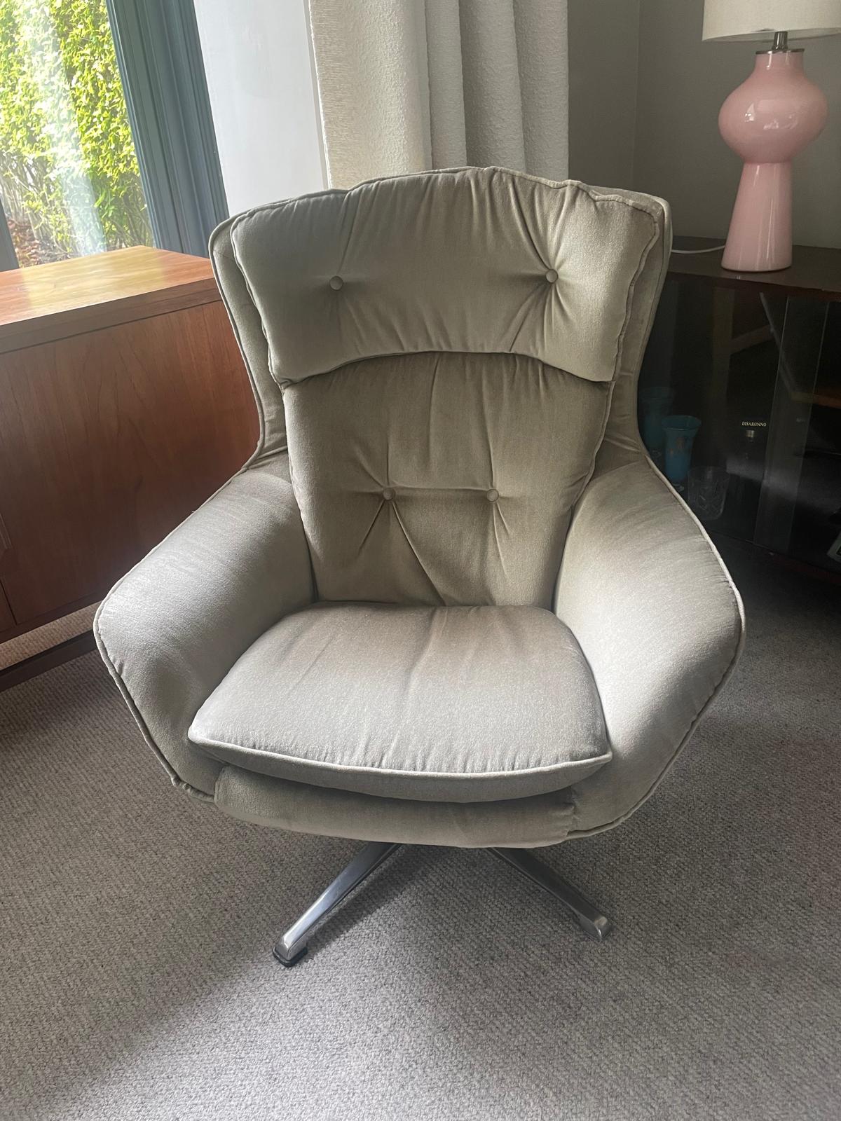 mid century egg chair - Grace and Joy