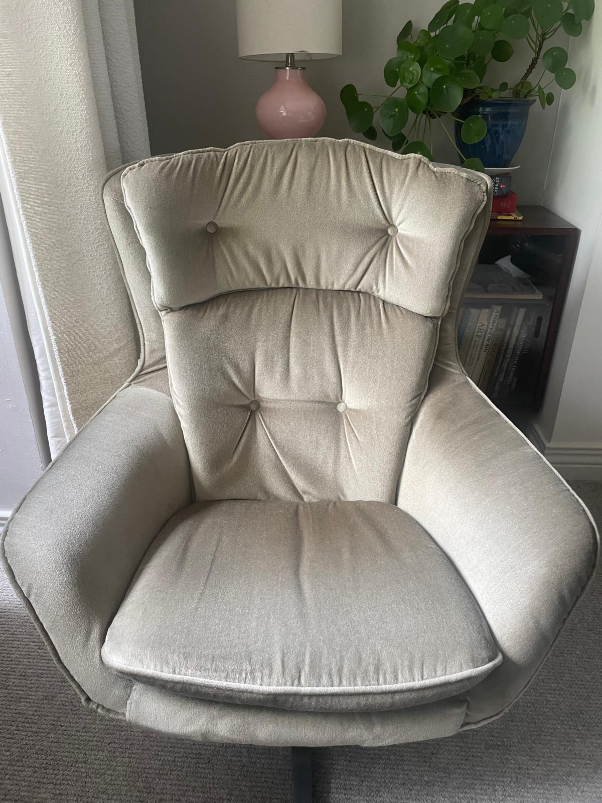 mid century egg chair - Grace and Joy