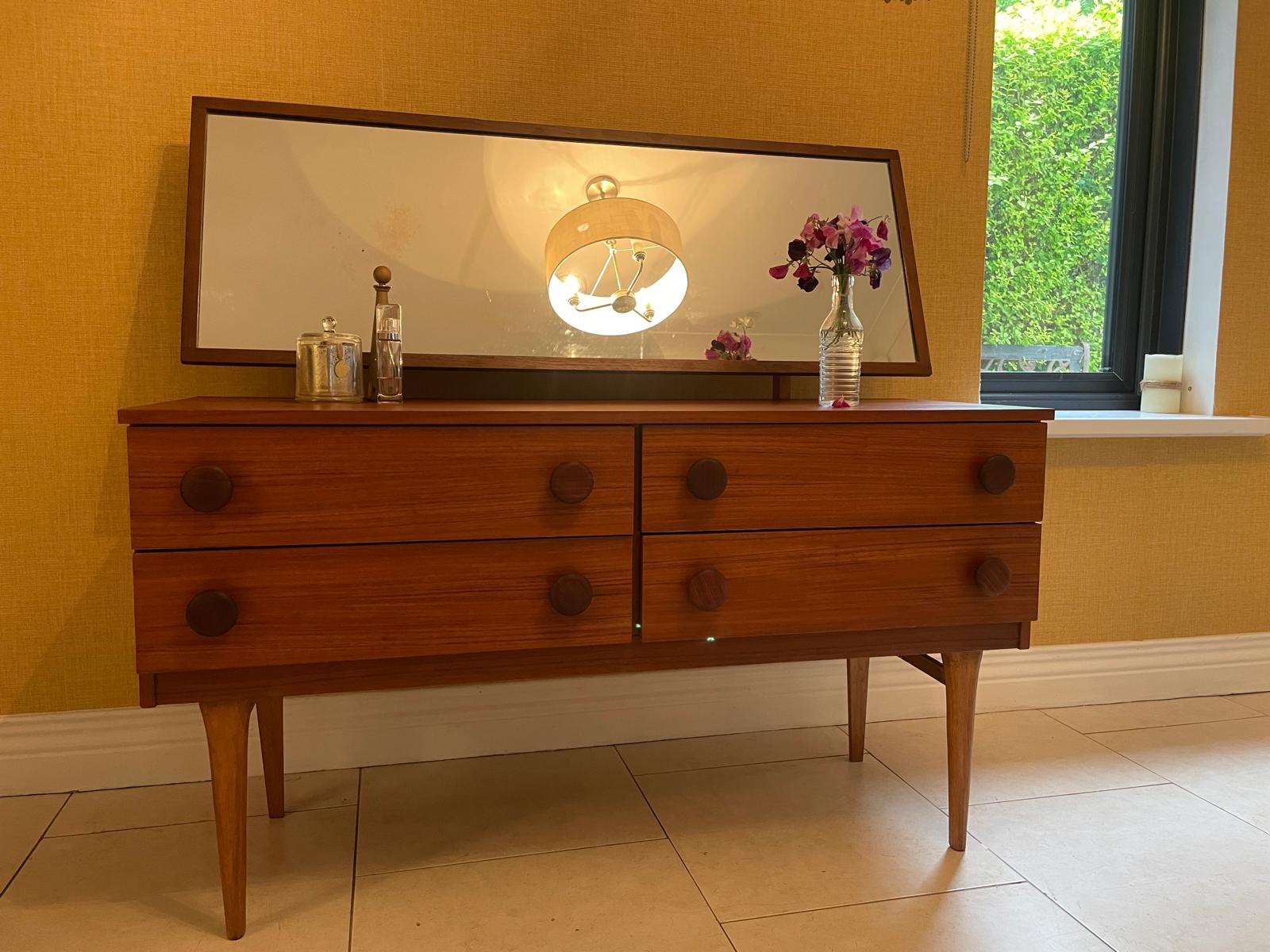 Restored Mid Century Dressing Table by Grace & Joy Furniture