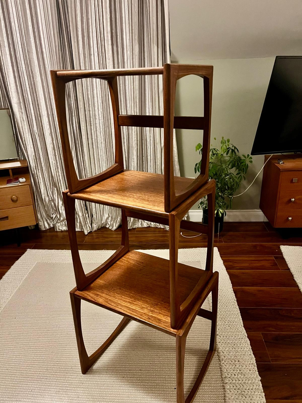 G Plan Quadrille teak nest of tables