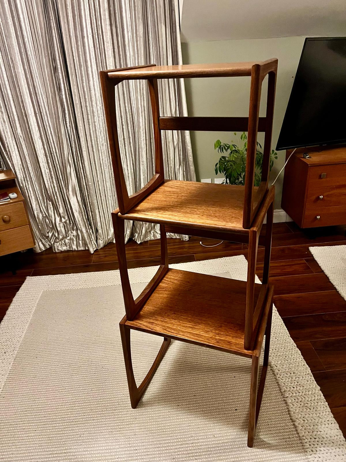 G Plan Quadrille teak nest of tables