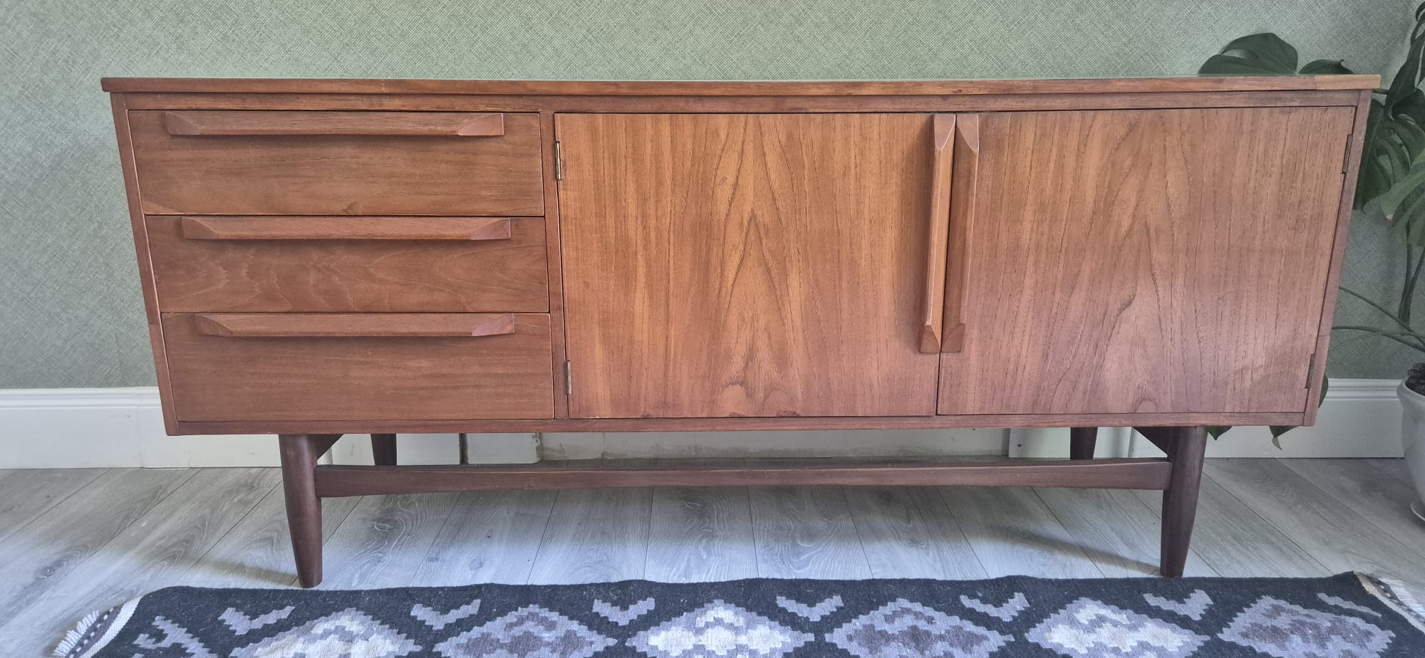 Rare Mid 1960’s McIntosh teak Eden sideboard