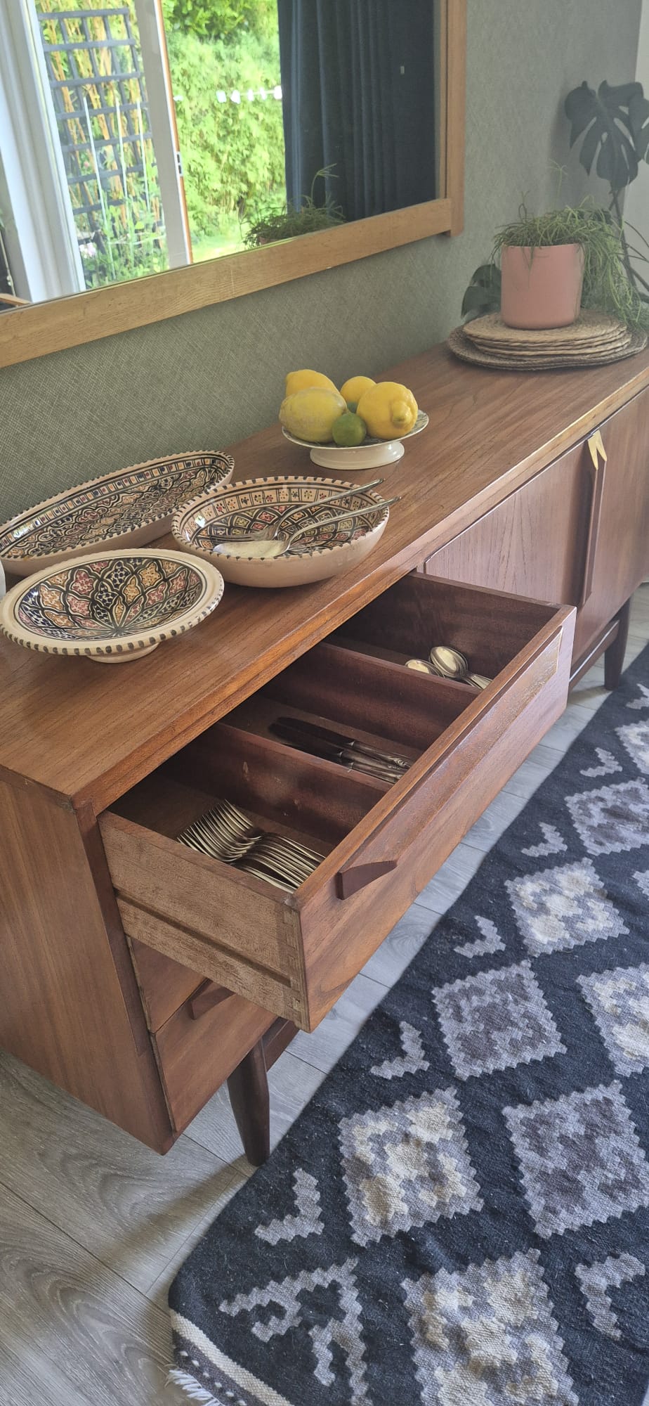 Rare Mid 1960’s McIntosh teak Eden sideboard