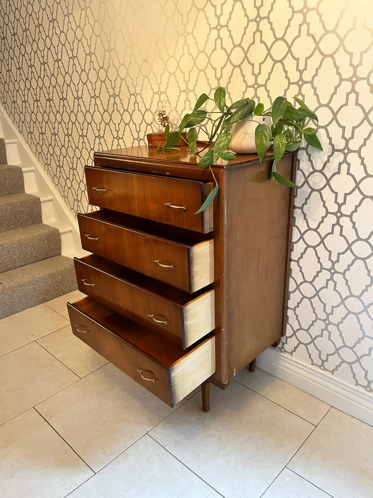 Mid Century modern chest with tapered legs