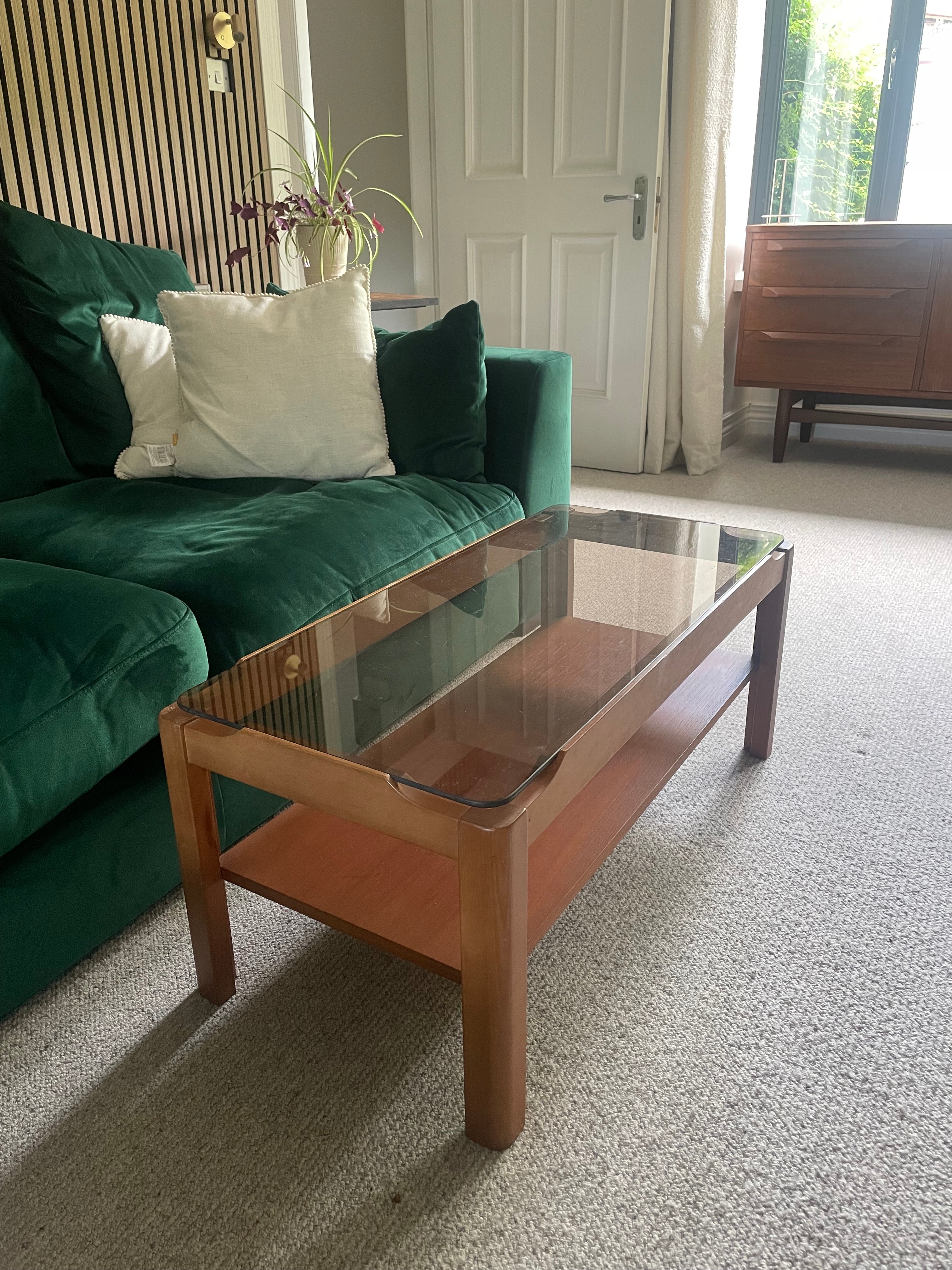 Mid century teak coffee table by Myer — Grace and Joy Furniture