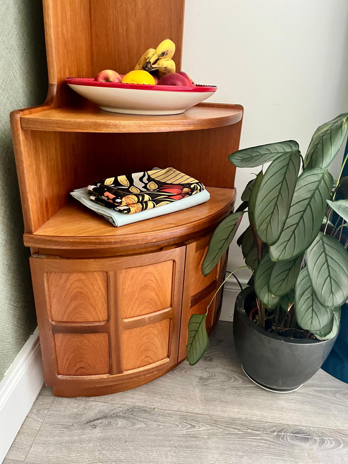Mid Century Nathan Corner Unit by Grace & Joy Furniture