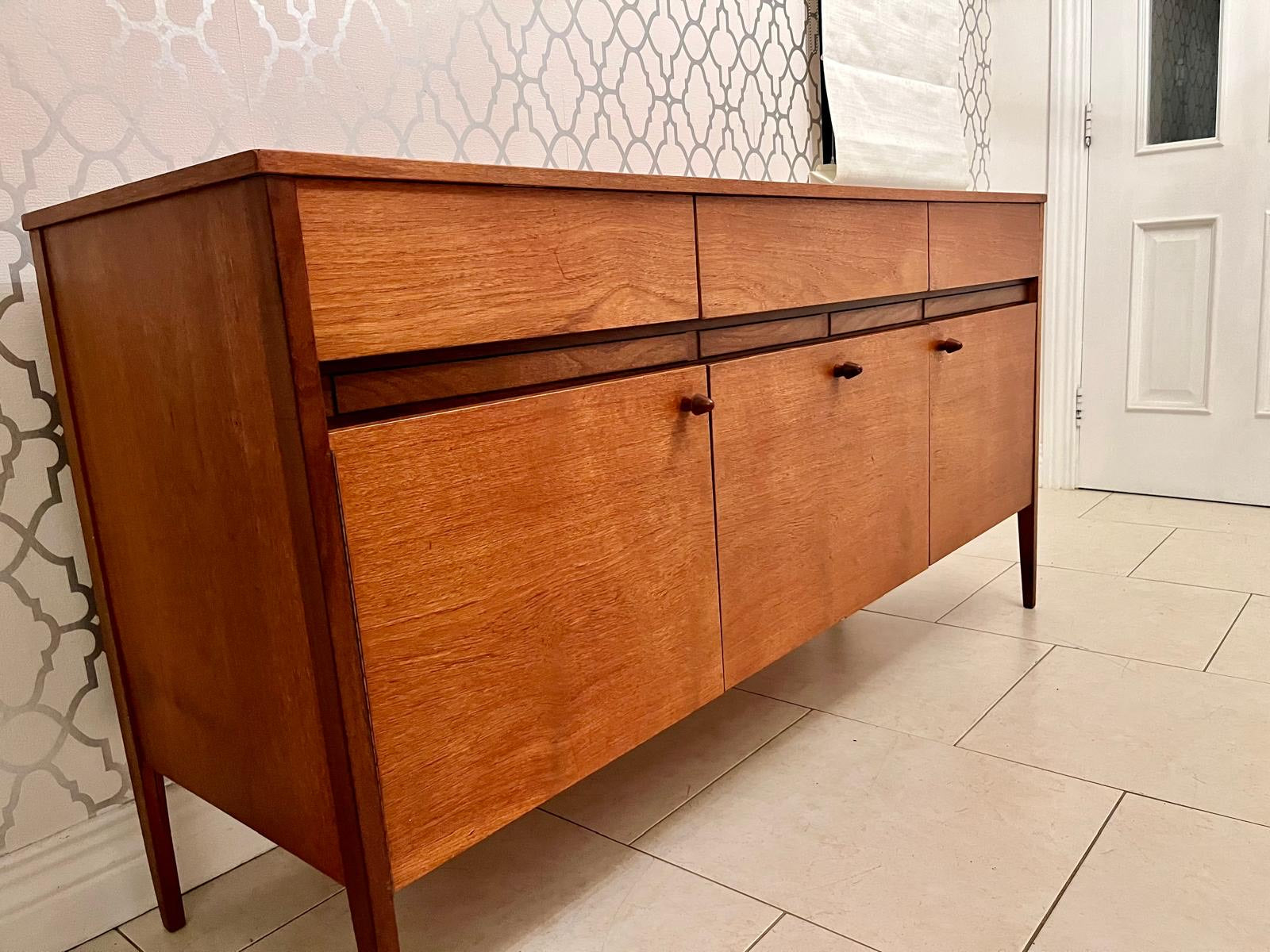 Restored mid century teak sideboard