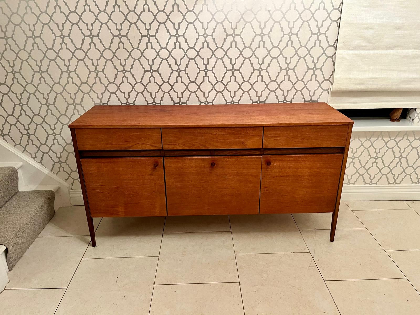 Restored mid century teak sideboard