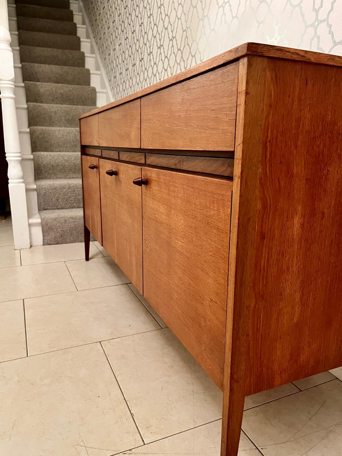 Restored mid century teak sideboard