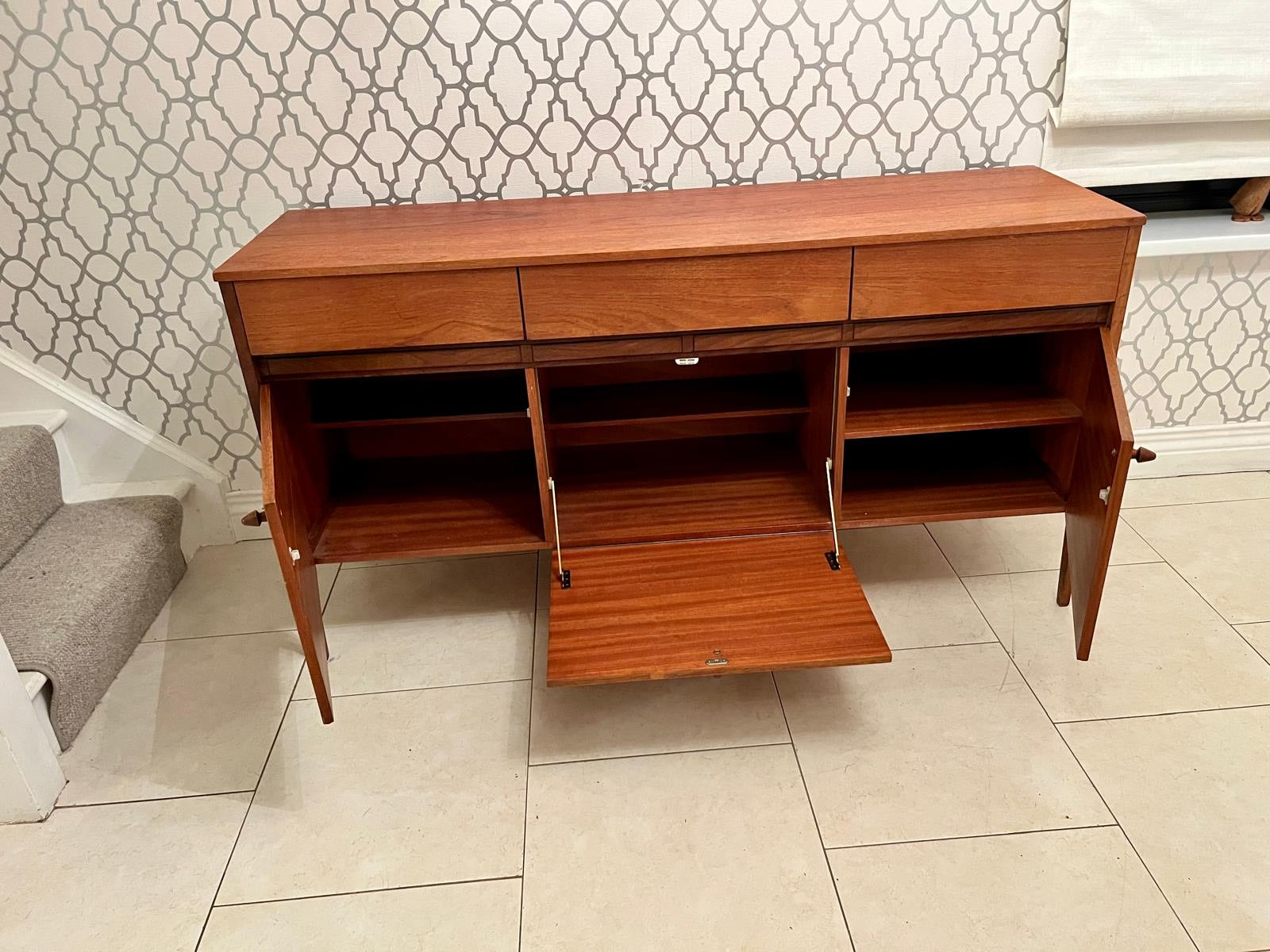 Restored mid century teak sideboard
