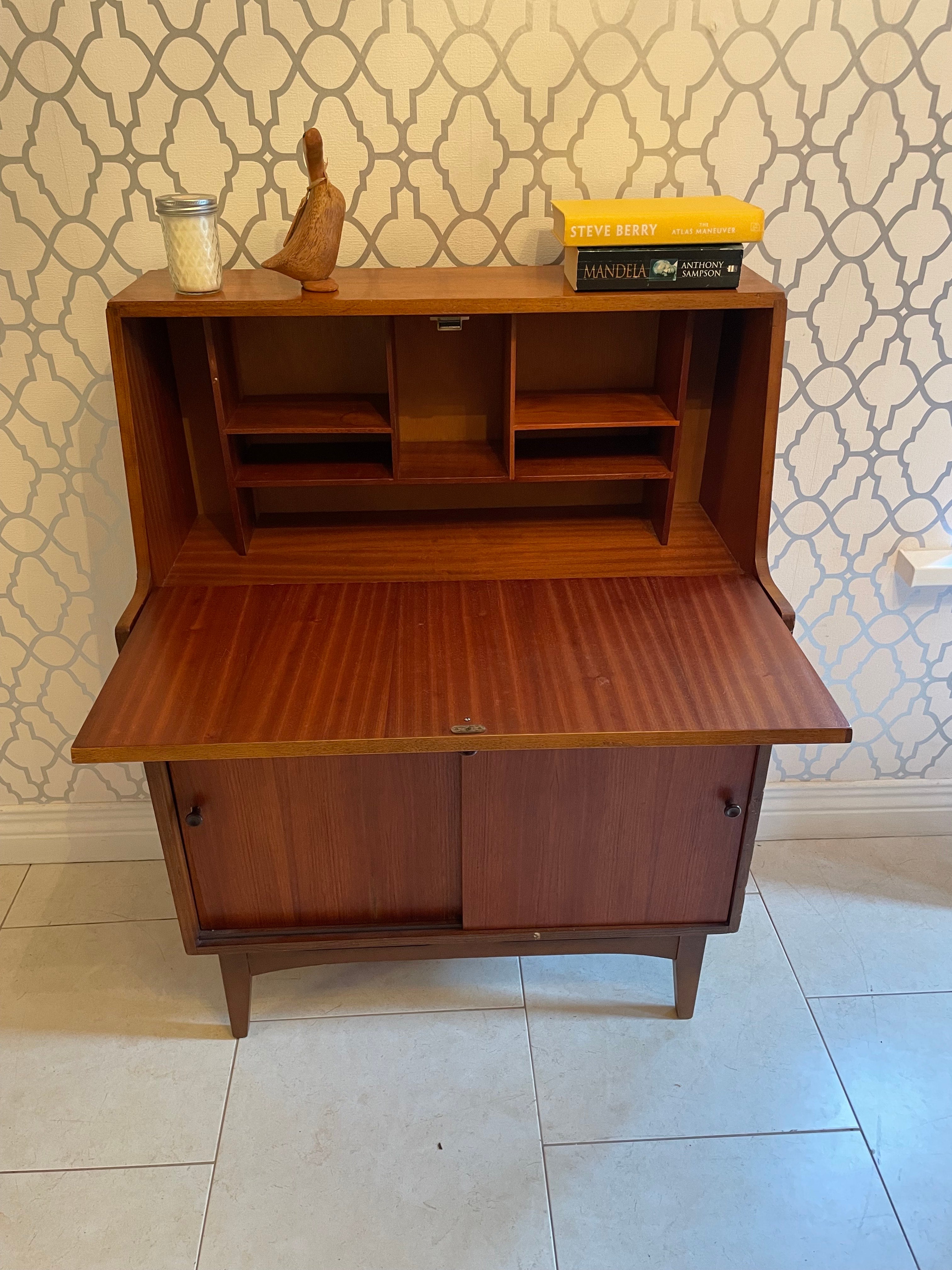 Mid century Teak Bureau
