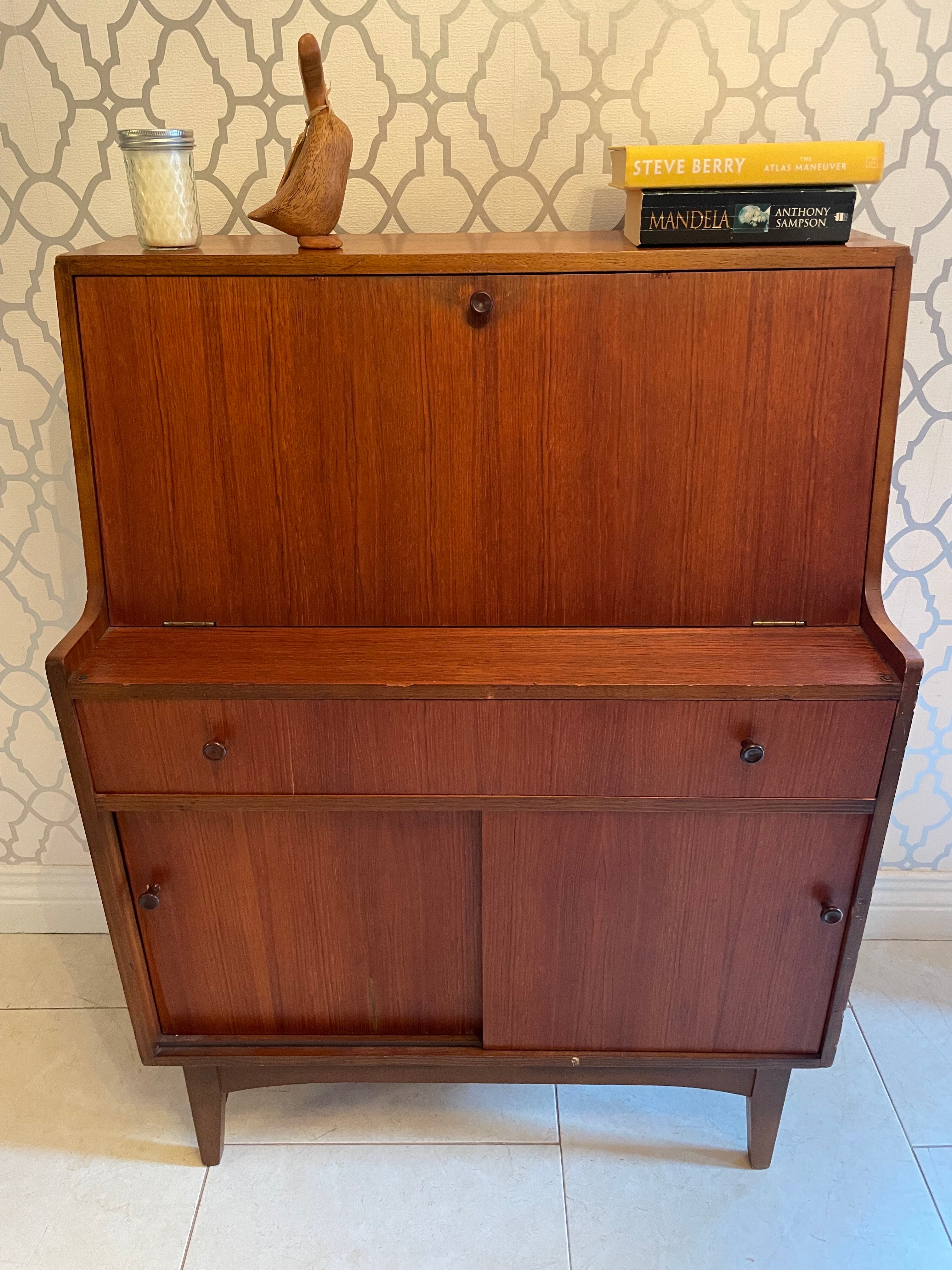 Mid century Teak Bureau