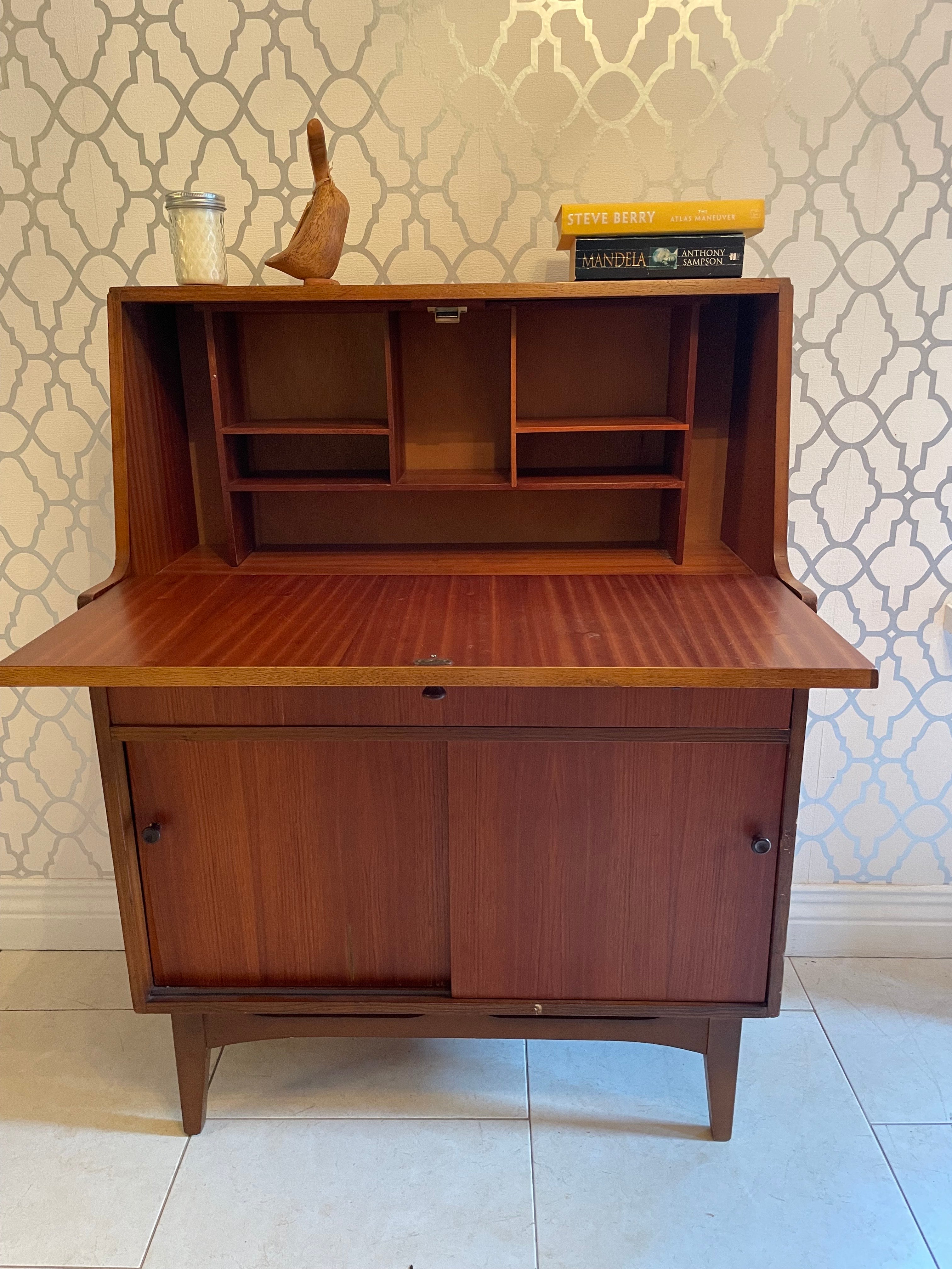 Mid century Teak Bureau