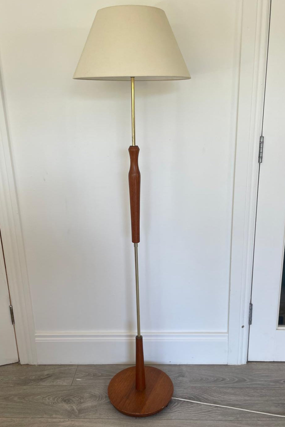 Mid century teak floorlamp by Grace and Joy Furniture