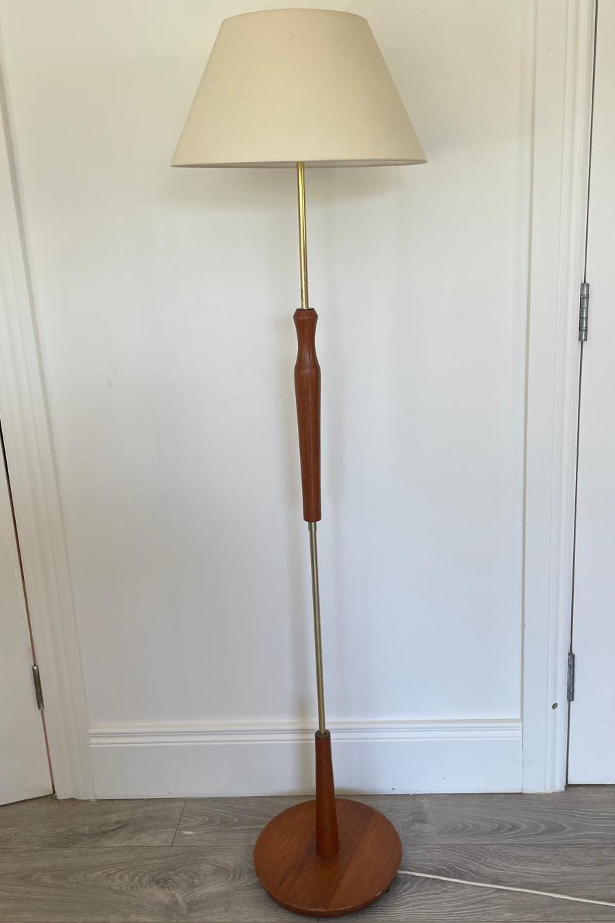 Mid century teak floorlamp by Grace and Joy Furniture