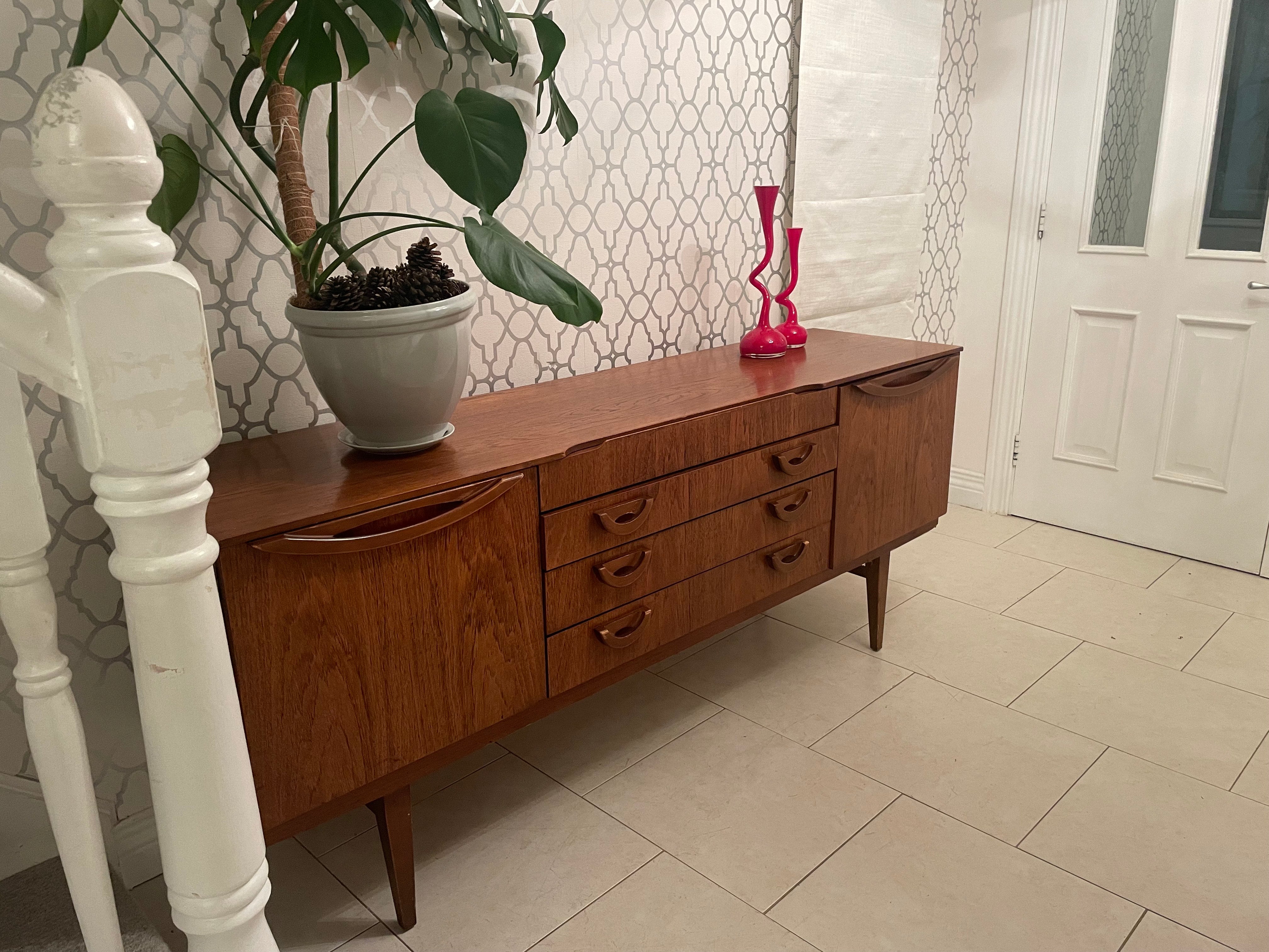 Mid Century teak sideboard by Beautility.