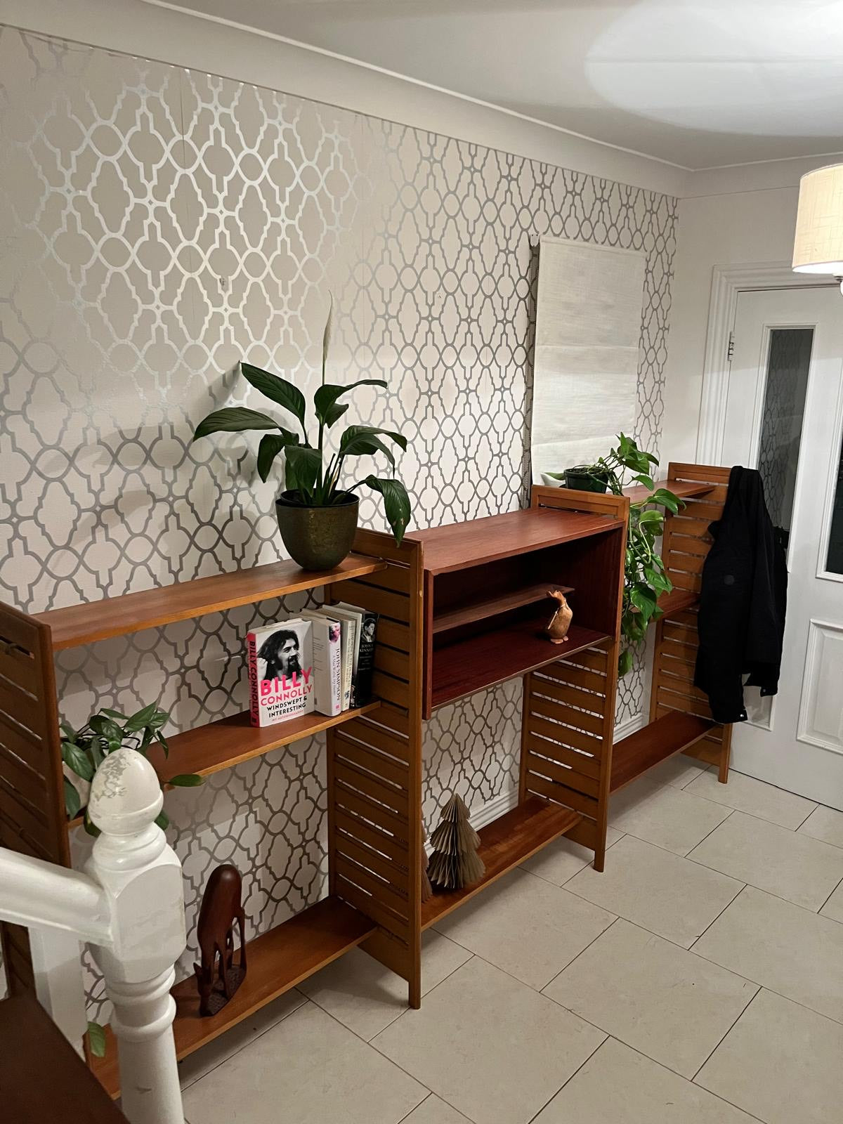 Three Bay Mid century Staples Ladderax shelving system