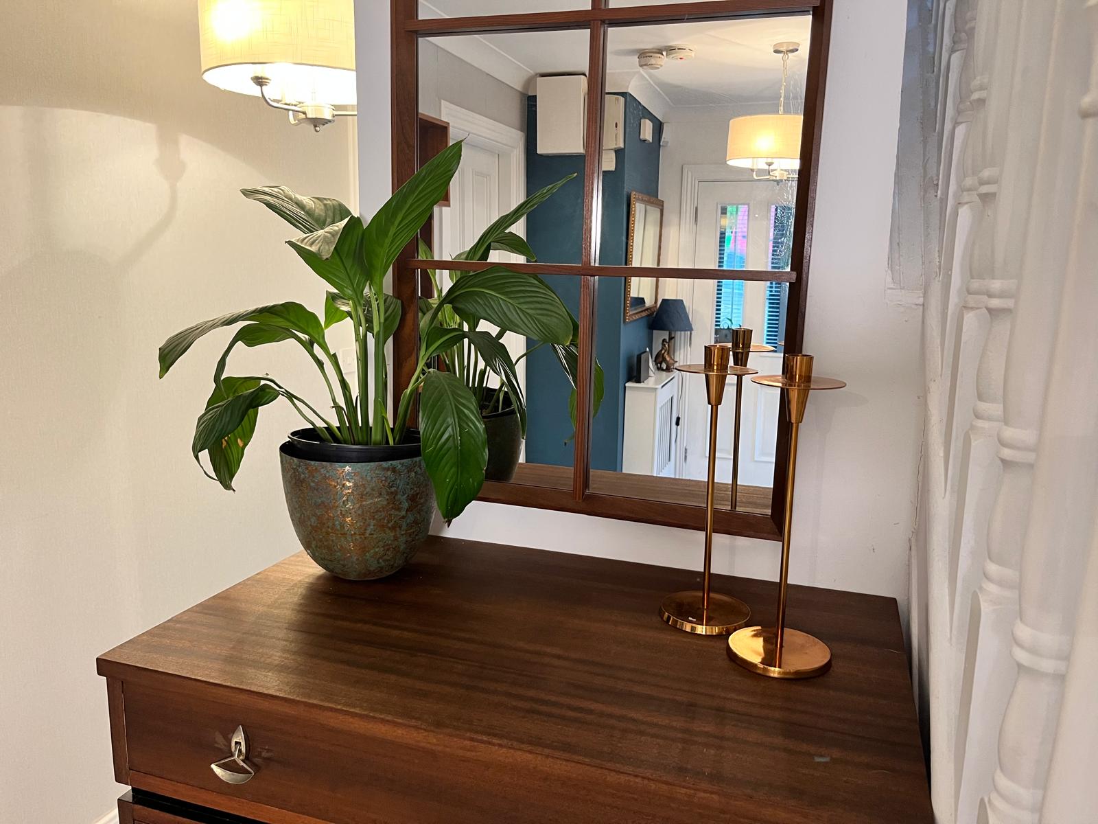 Pair of Coppered Brass Candlesticks