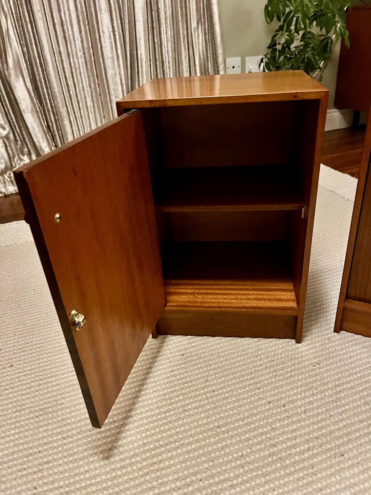 Pair of Mid century bedside cabinets by Uniflex