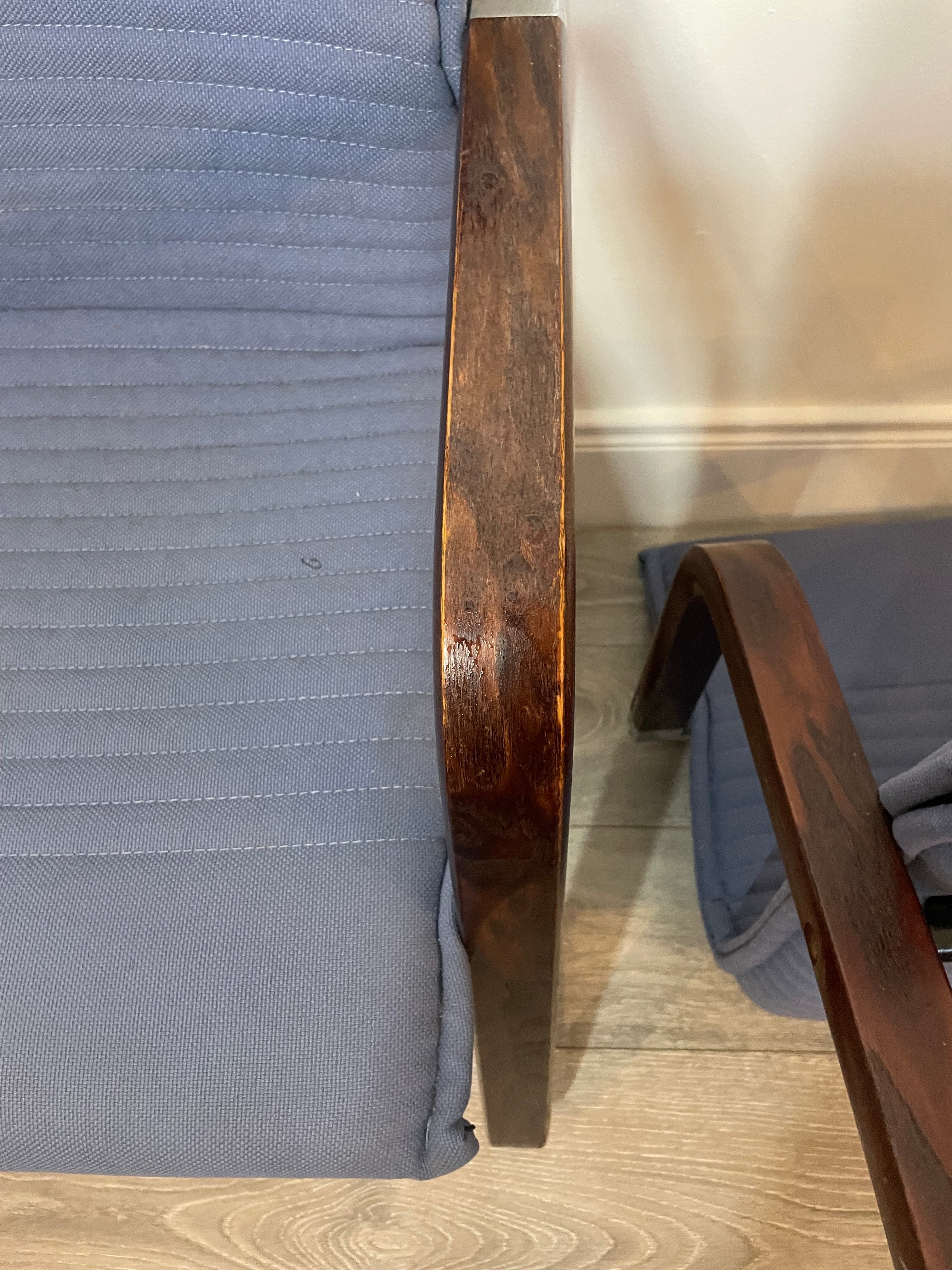 Pair of Wikhahn West German cantilever chairs