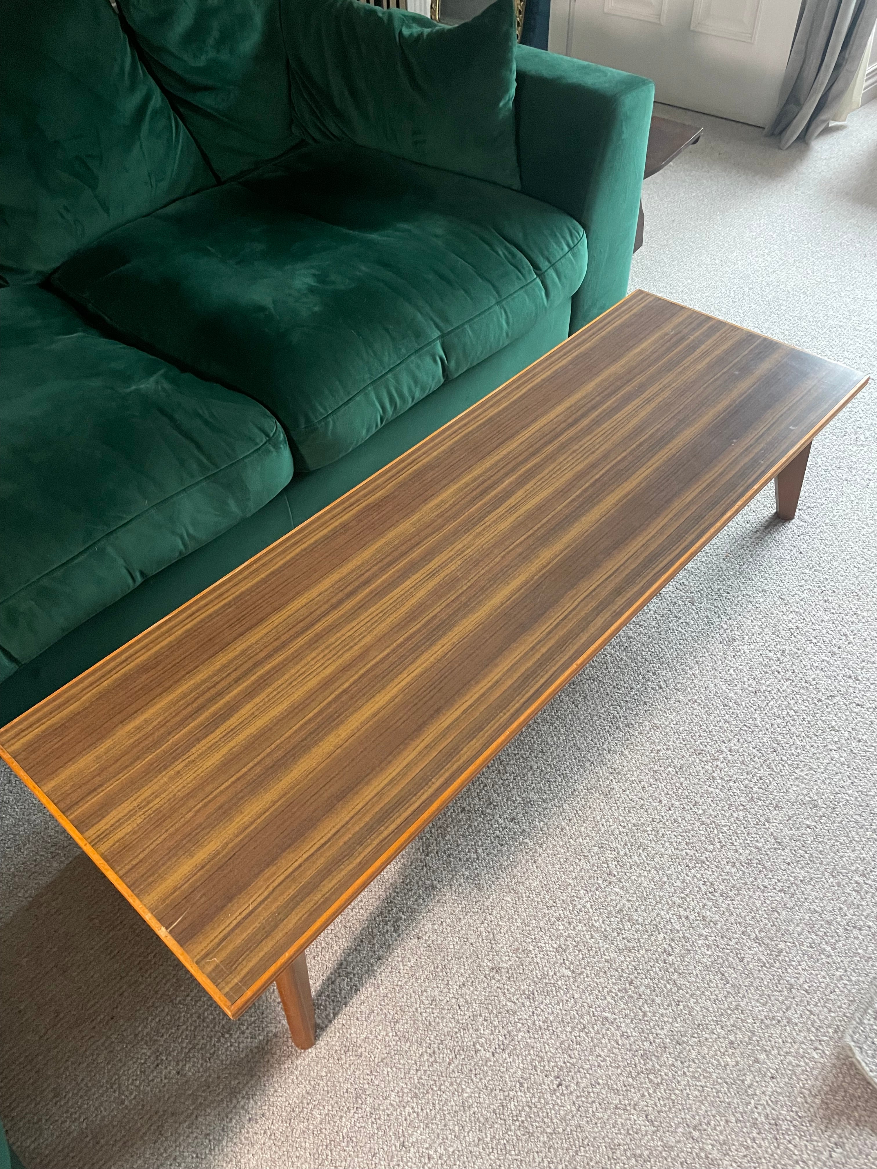 Mid century Walnut coffee table